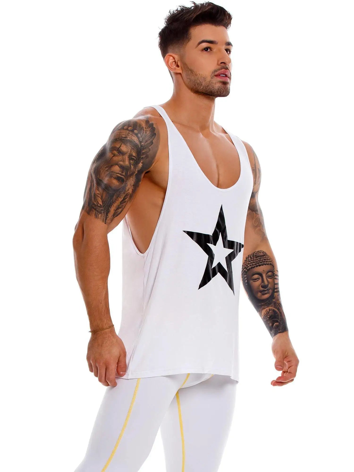 JOR Herren Stringer Fitness Tank Top Muscleshirt Gym Trainingsshirt Sporttop - noodosz