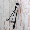 Black Candle Care Set – Wick Trimmer, Candle Snuffer &amp; Wick Lifter for Scented Candles