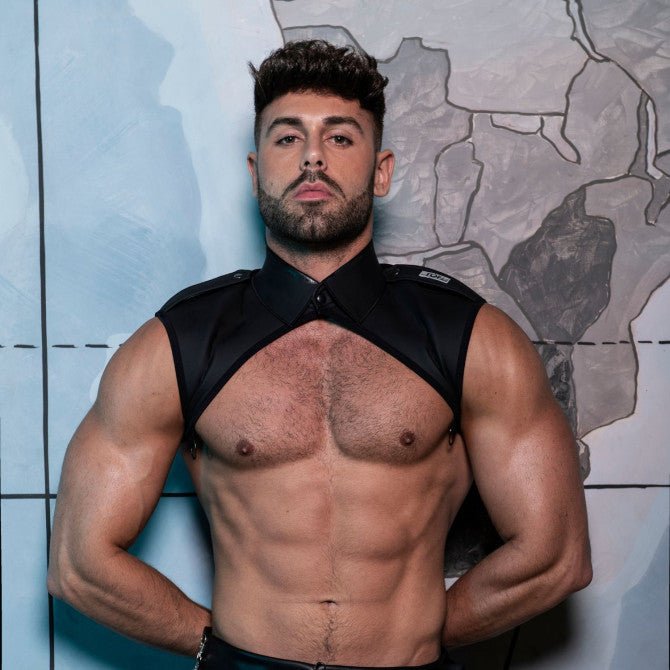 Kinky Collar Shirt Harness - noodosz - TOF Paris - 