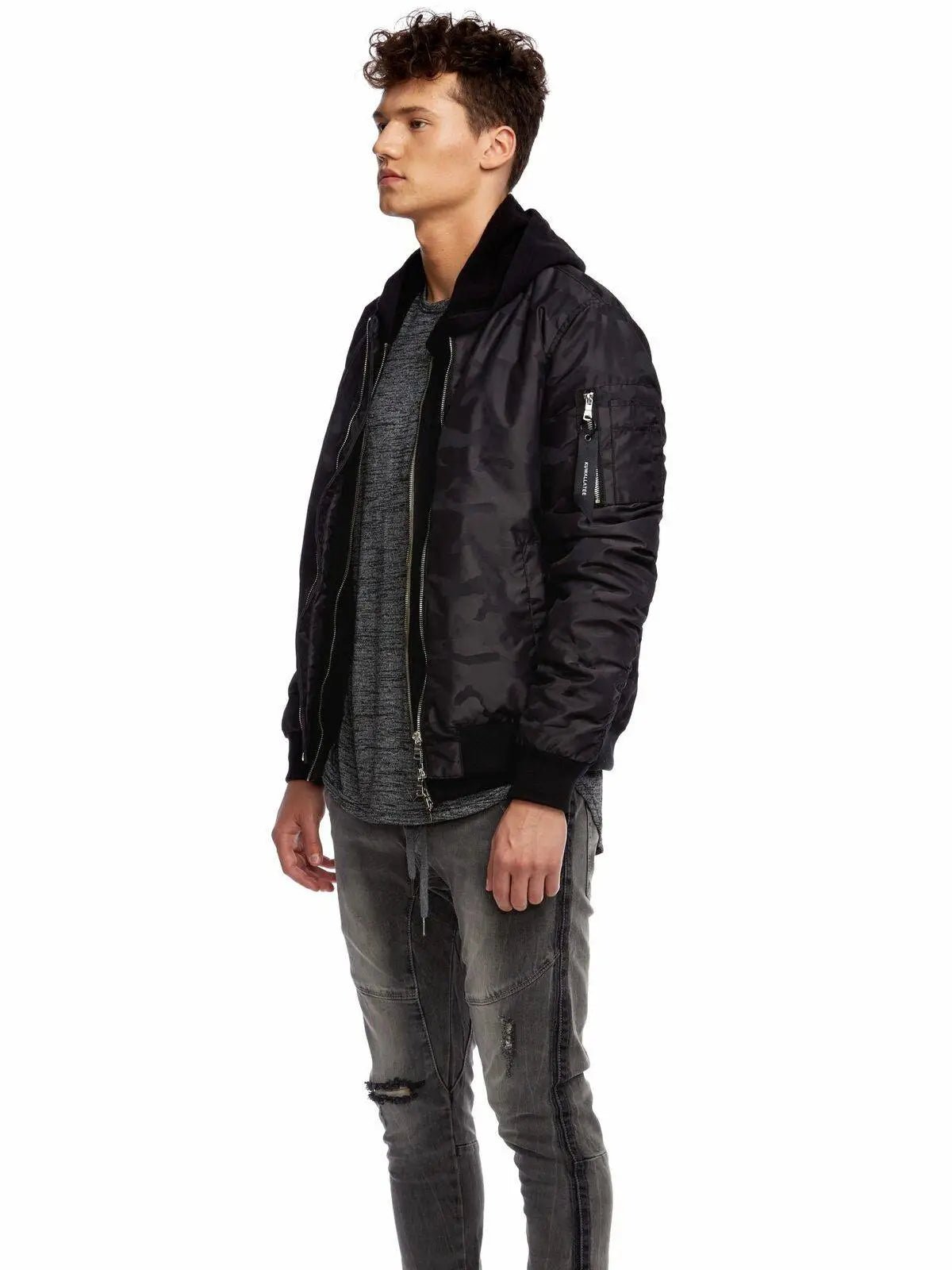 KUWALLA JACQUARD BOMBER Bomberjacke Herren Jacke Pilotenjacke Parka Parker - noodosz