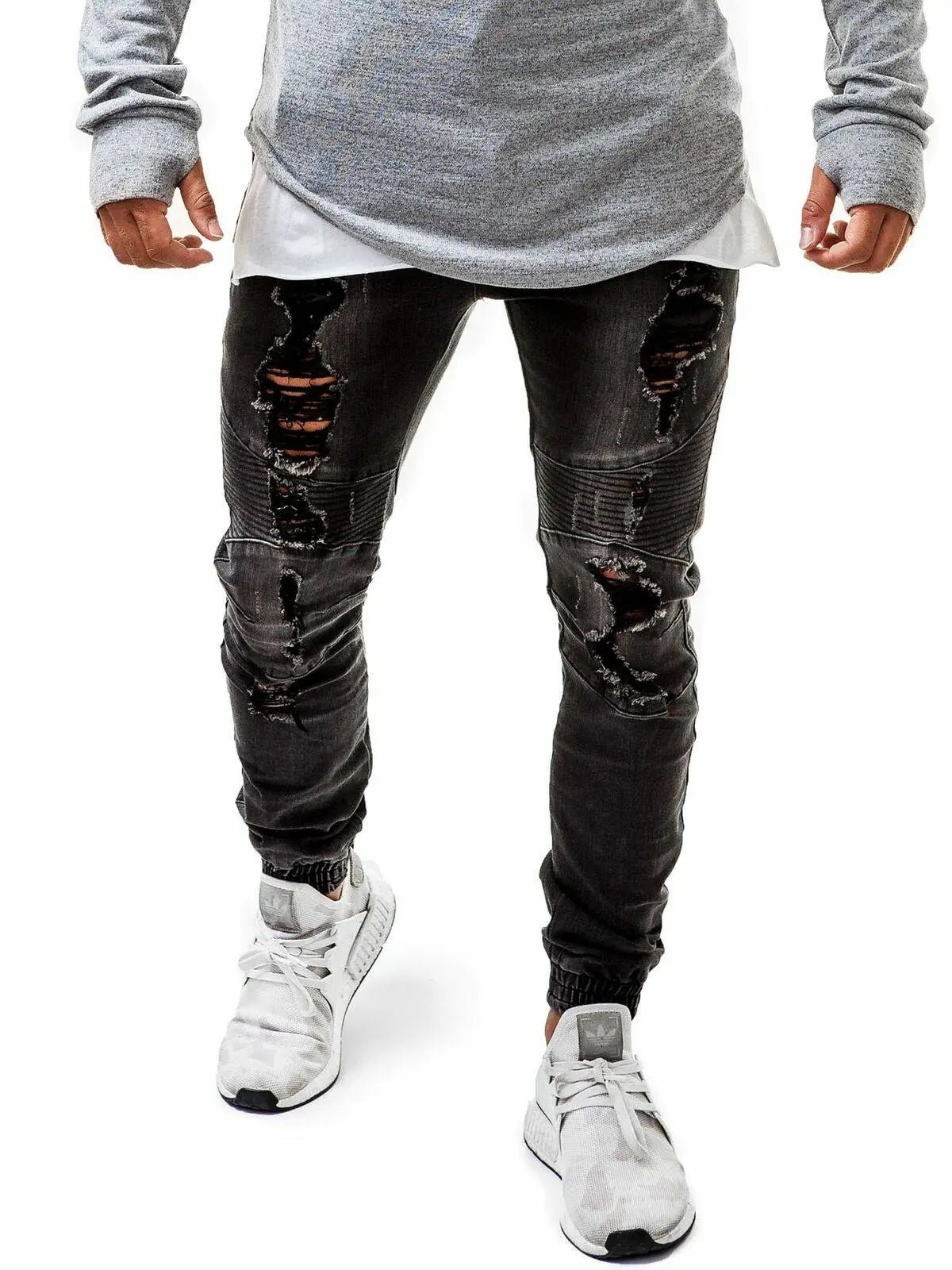 KUWALLA KAMIKAZE Herren Hose Denim Skinny Slim Fit - noodosz