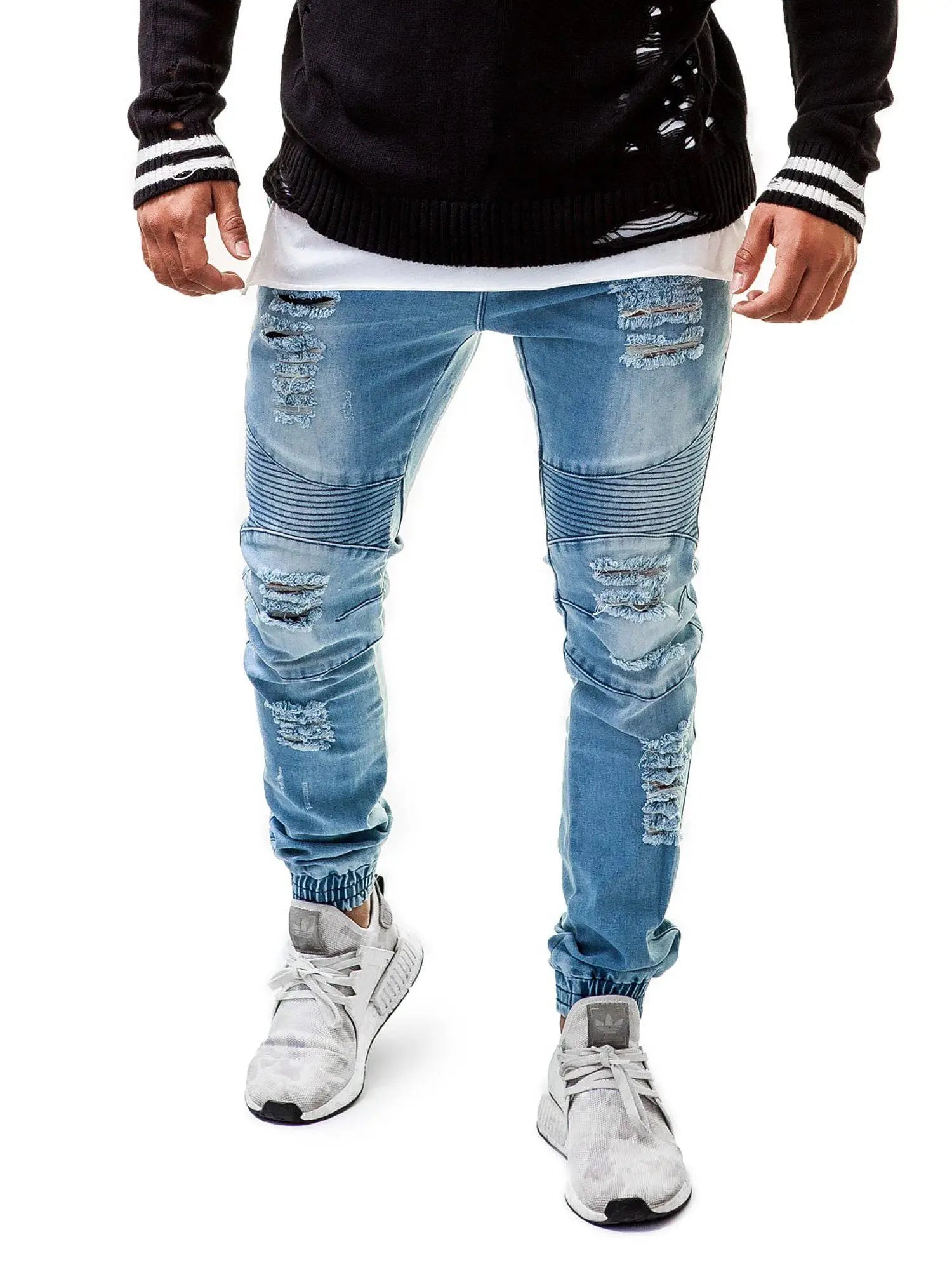 KUWALLA KAMIKAZE Herren Hose Denim Skinny Slim Fit - noodosz