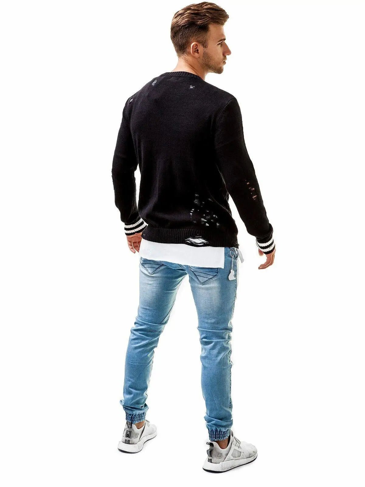 KUWALLA KAMIKAZE Herren Hose Denim Skinny Slim Fit - noodosz