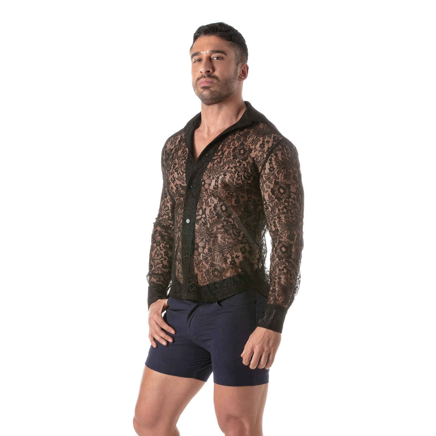 Langarmshirt aus Spitze - TOF Paris - Shop Deutschland Noodosz