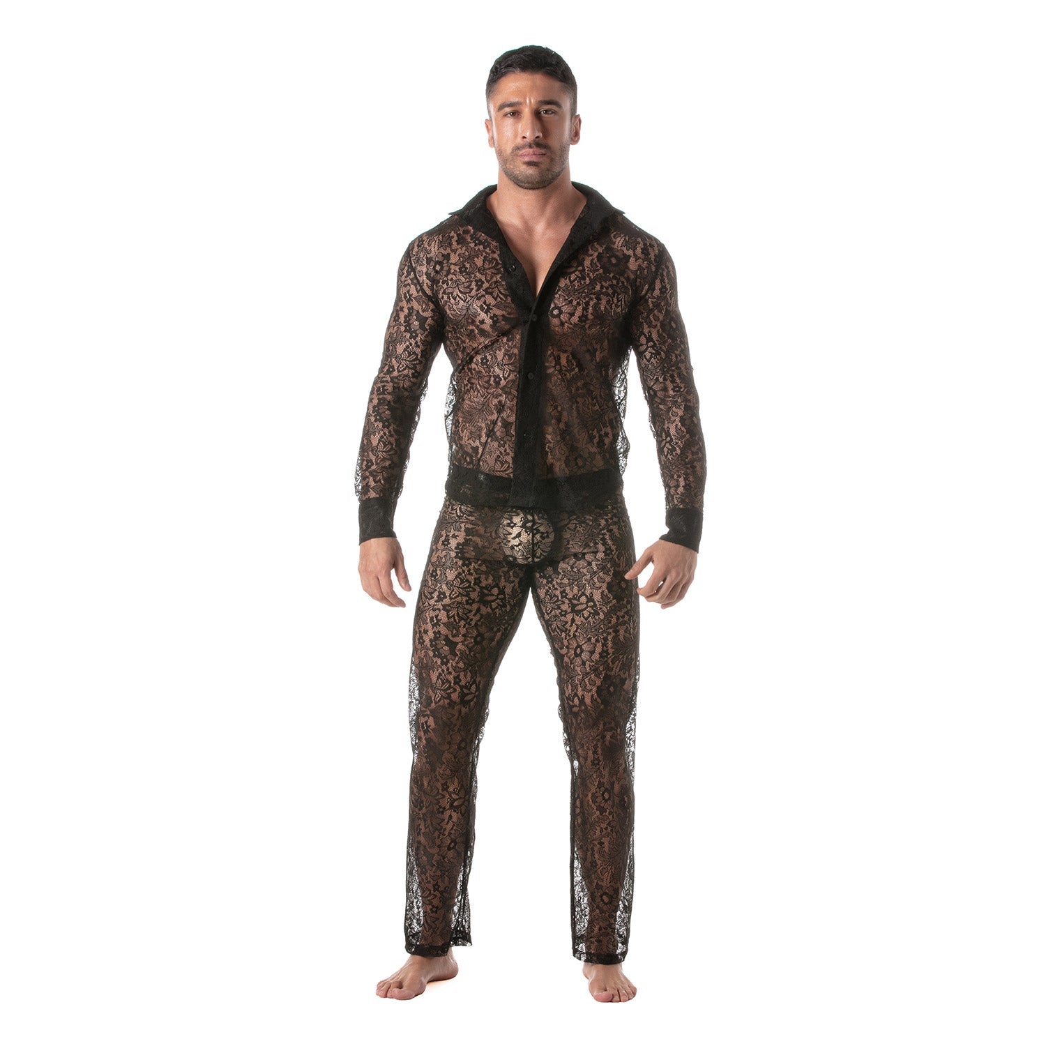 Langarmshirt aus Spitze - TOF Paris - Shop Deutschland Noodosz
