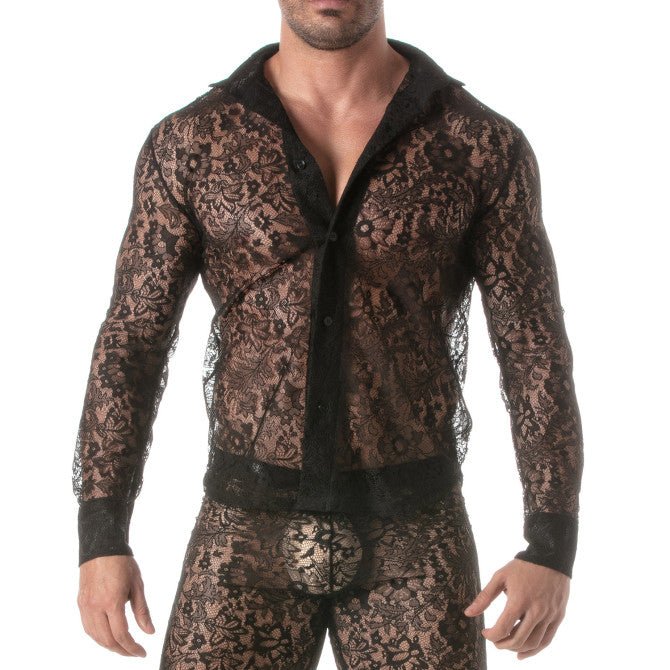 Langarmshirt aus Spitze - TOF Paris - Shop Deutschland Noodosz