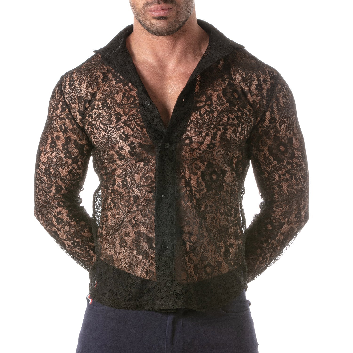 Langarmshirt aus Spitze - TOF Paris - Shop Deutschland Noodosz