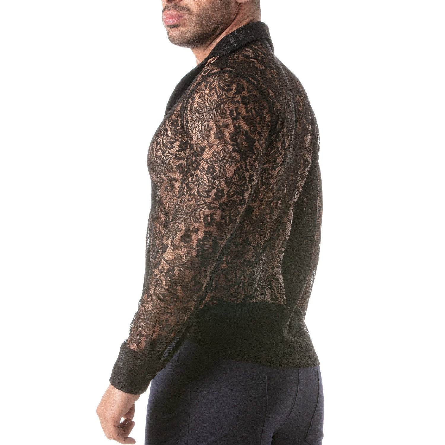 Langarmshirt aus Spitze - TOF Paris - Shop Deutschland Noodosz