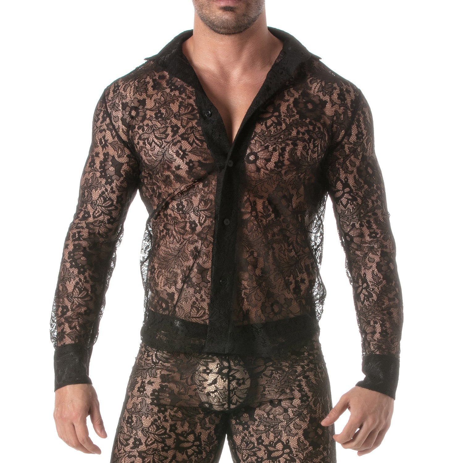 Langarmshirt aus Spitze - TOF Paris - Shop Deutschland Noodosz