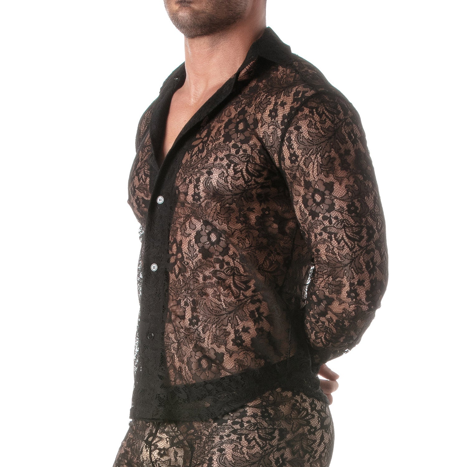 Langarmshirt aus Spitze - TOF Paris - Shop Deutschland Noodosz