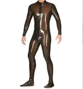 Latexanzug 100% Latex Gummi Wetlook Smokegrey 0.45mm - noodosz - FlowNight - 