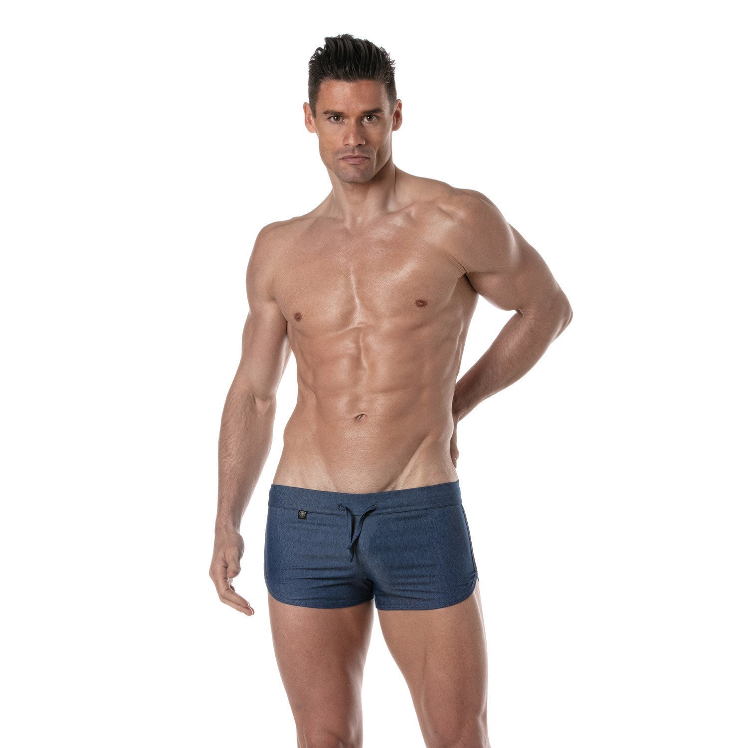 Light Denim Retro Short - TOF Paris - Shop Deutschland Noodosz