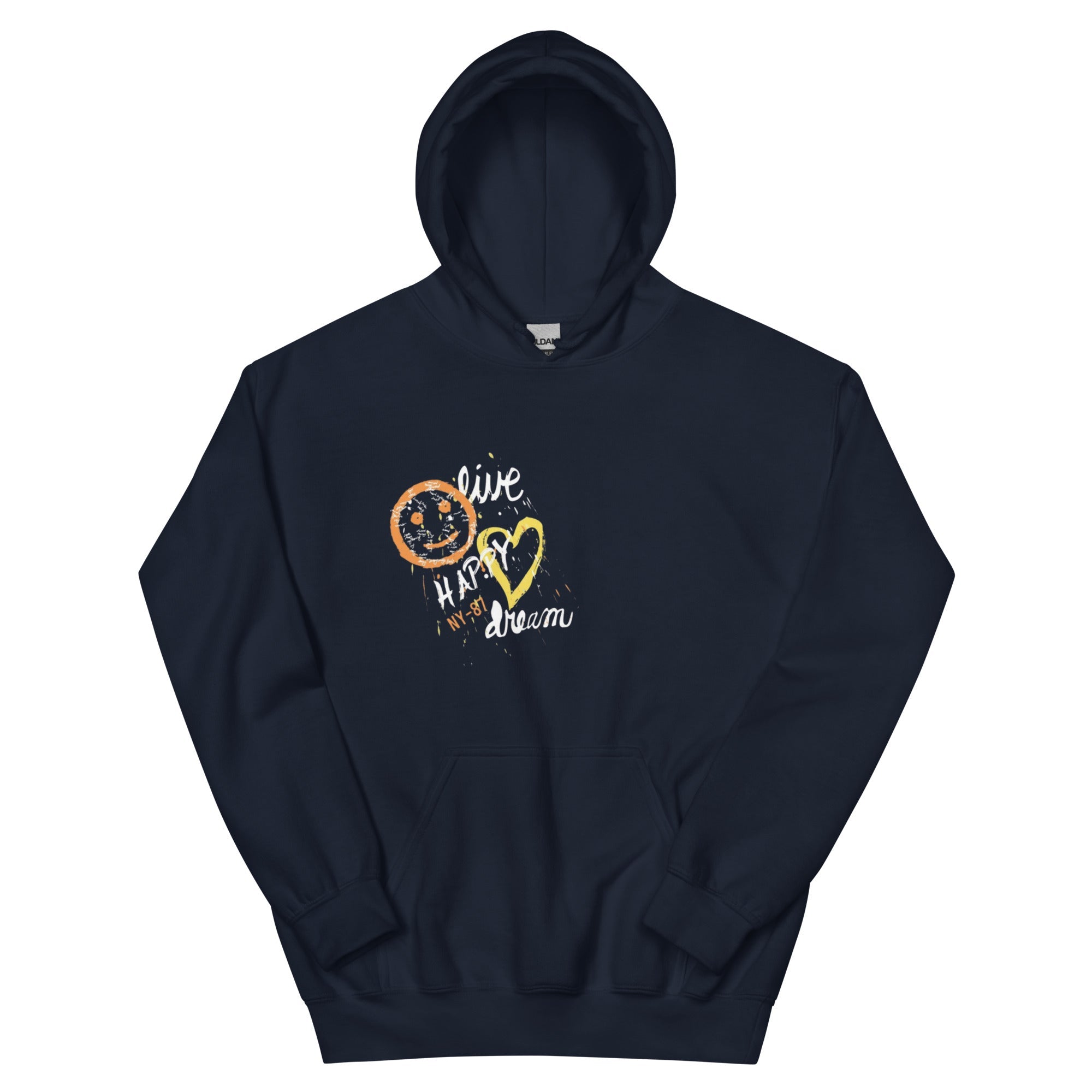 Live happy dream Kapuzenpullover - NiZED - Shop Deutschland Noodosz