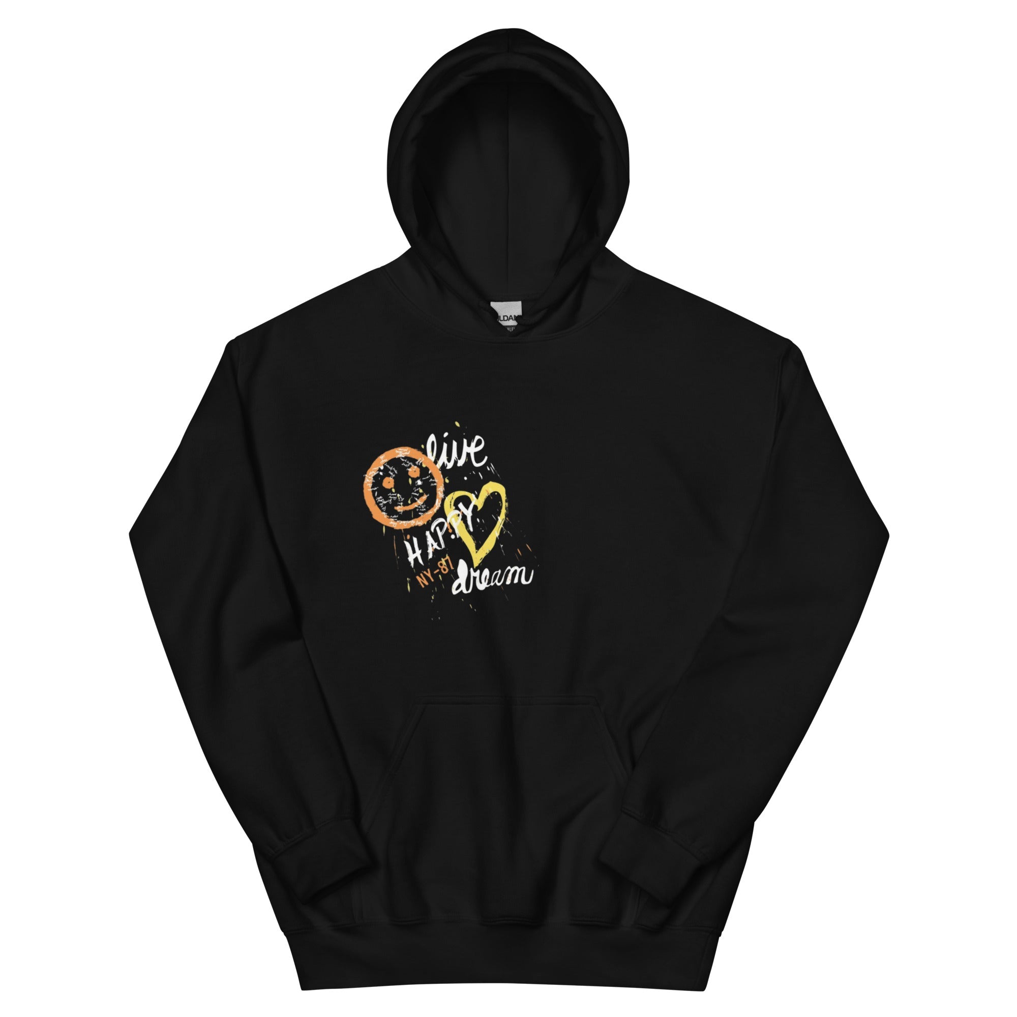 Live happy dream Kapuzenpullover - NiZED - Shop Deutschland Noodosz