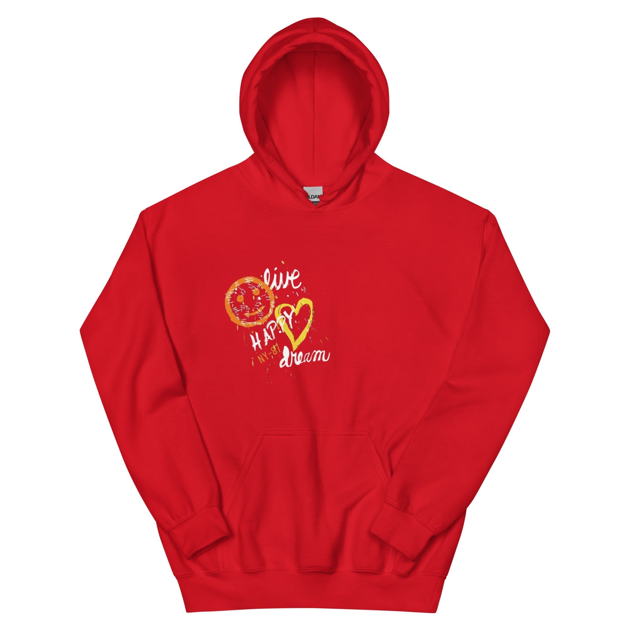 Live happy dream Kapuzenpullover - NiZED - Shop Deutschland Noodosz