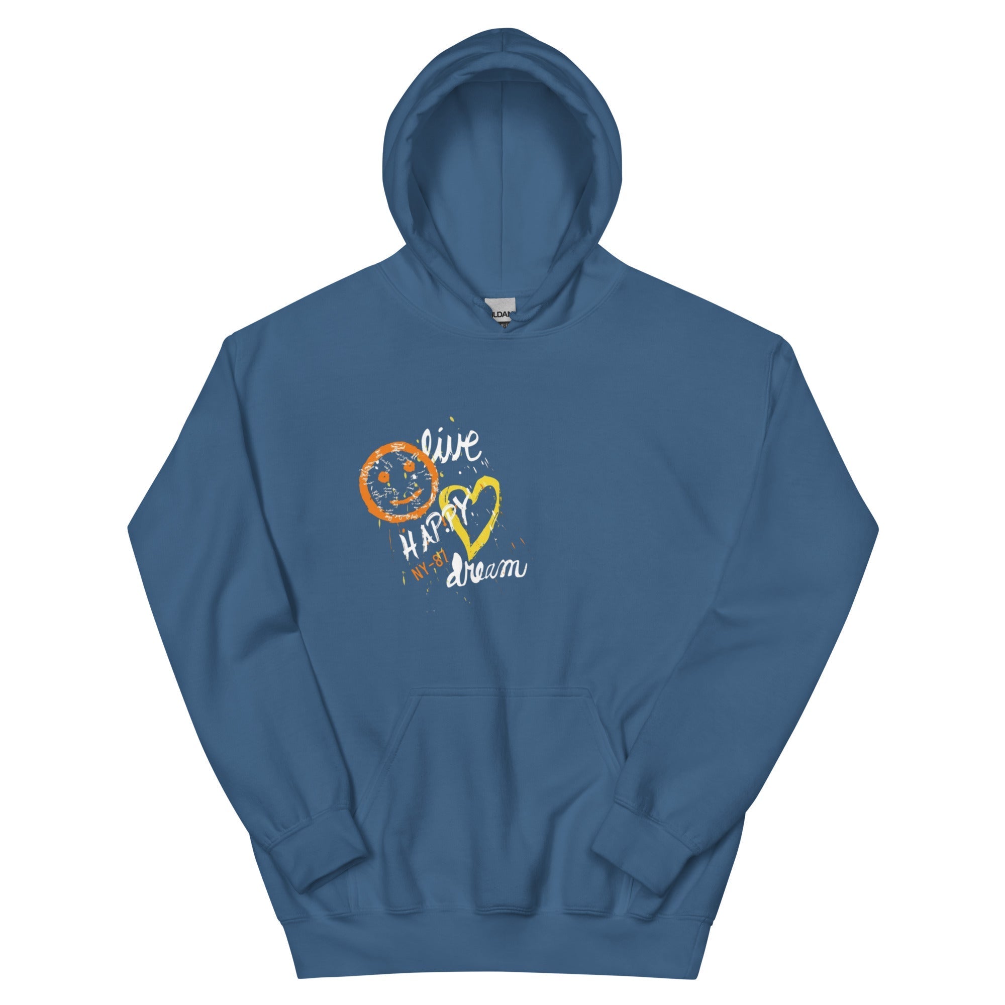Live happy dream Kapuzenpullover - NiZED - Shop Deutschland Noodosz