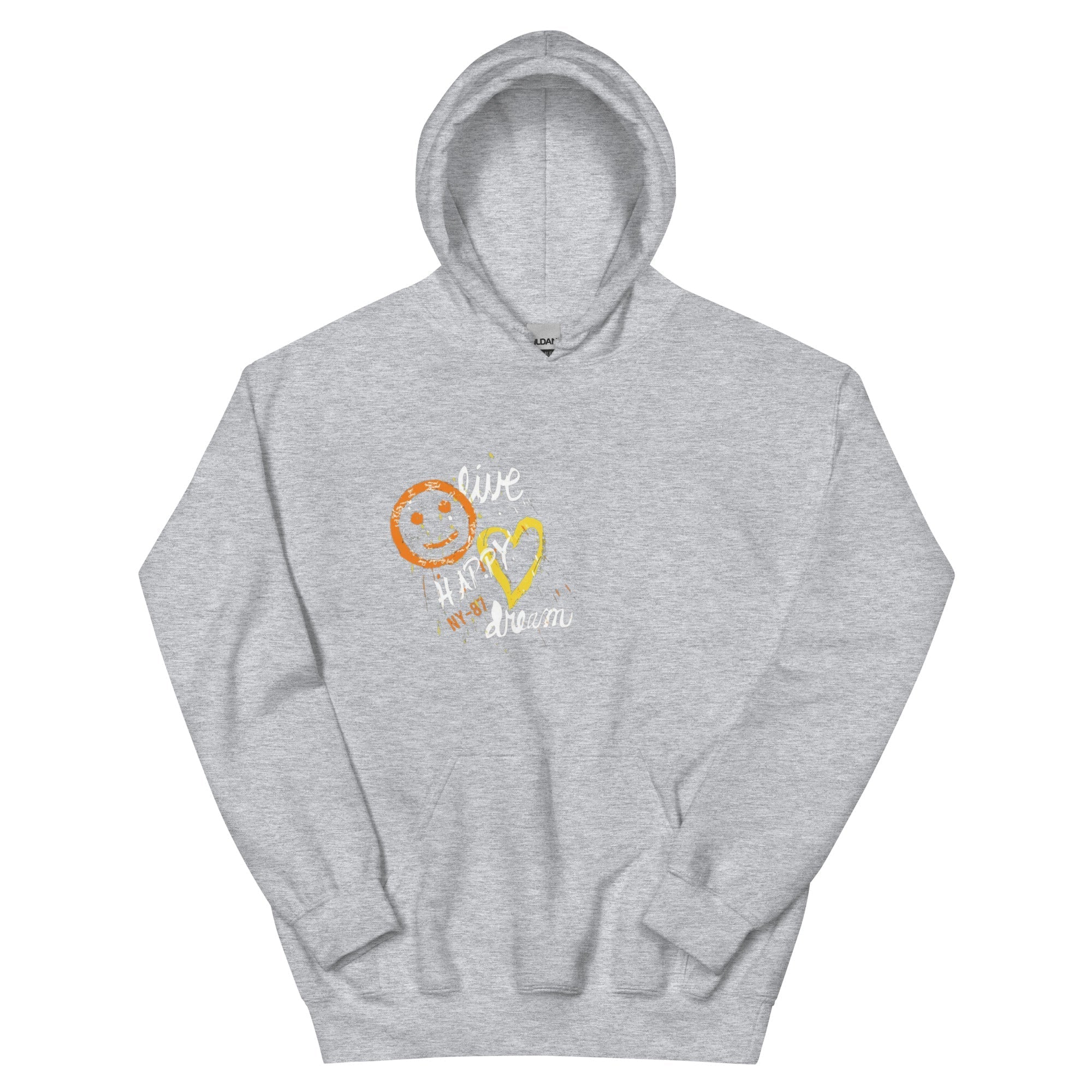 Live happy dream Kapuzenpullover - NiZED - Shop Deutschland Noodosz