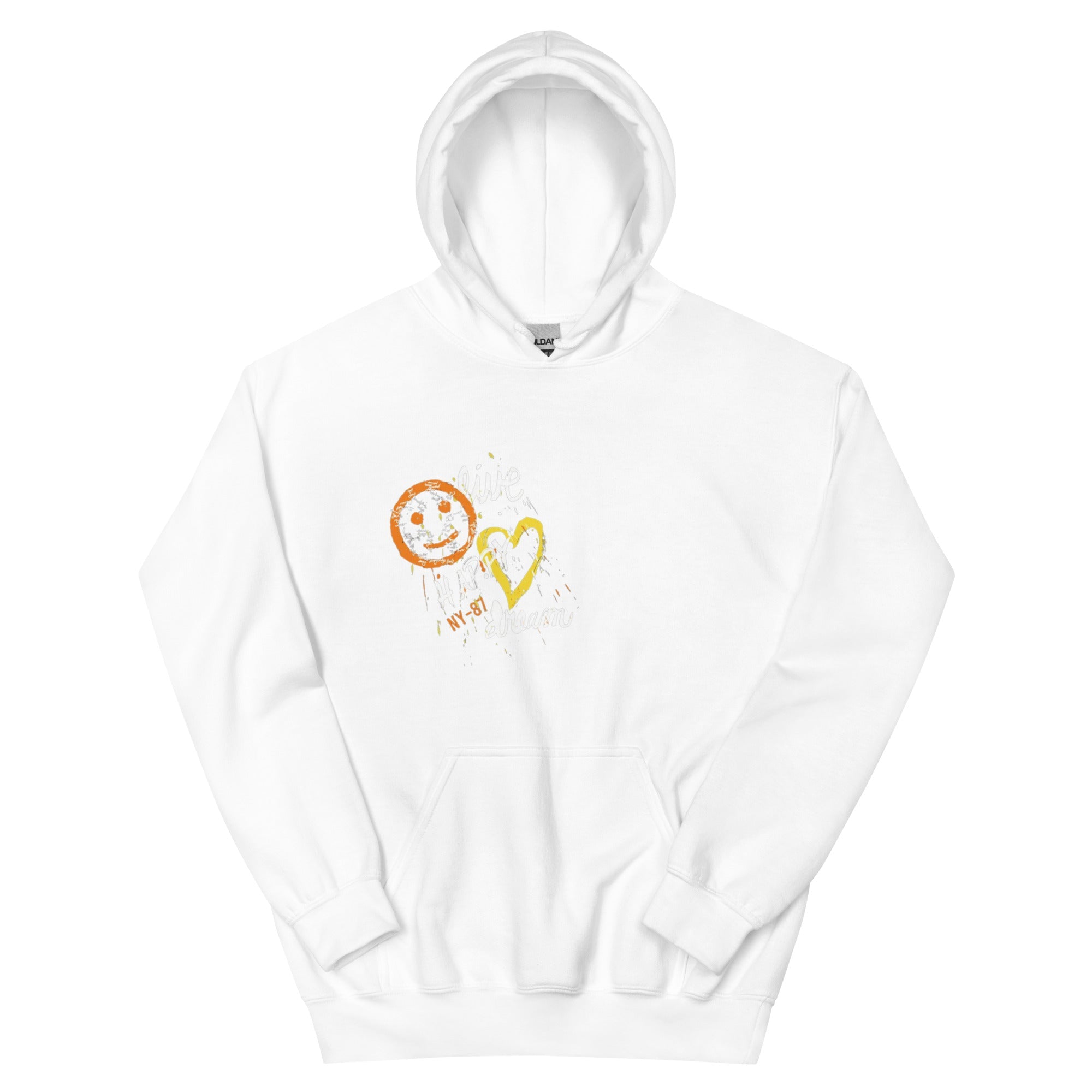 Live happy dream Kapuzenpullover - NiZED - Shop Deutschland Noodosz