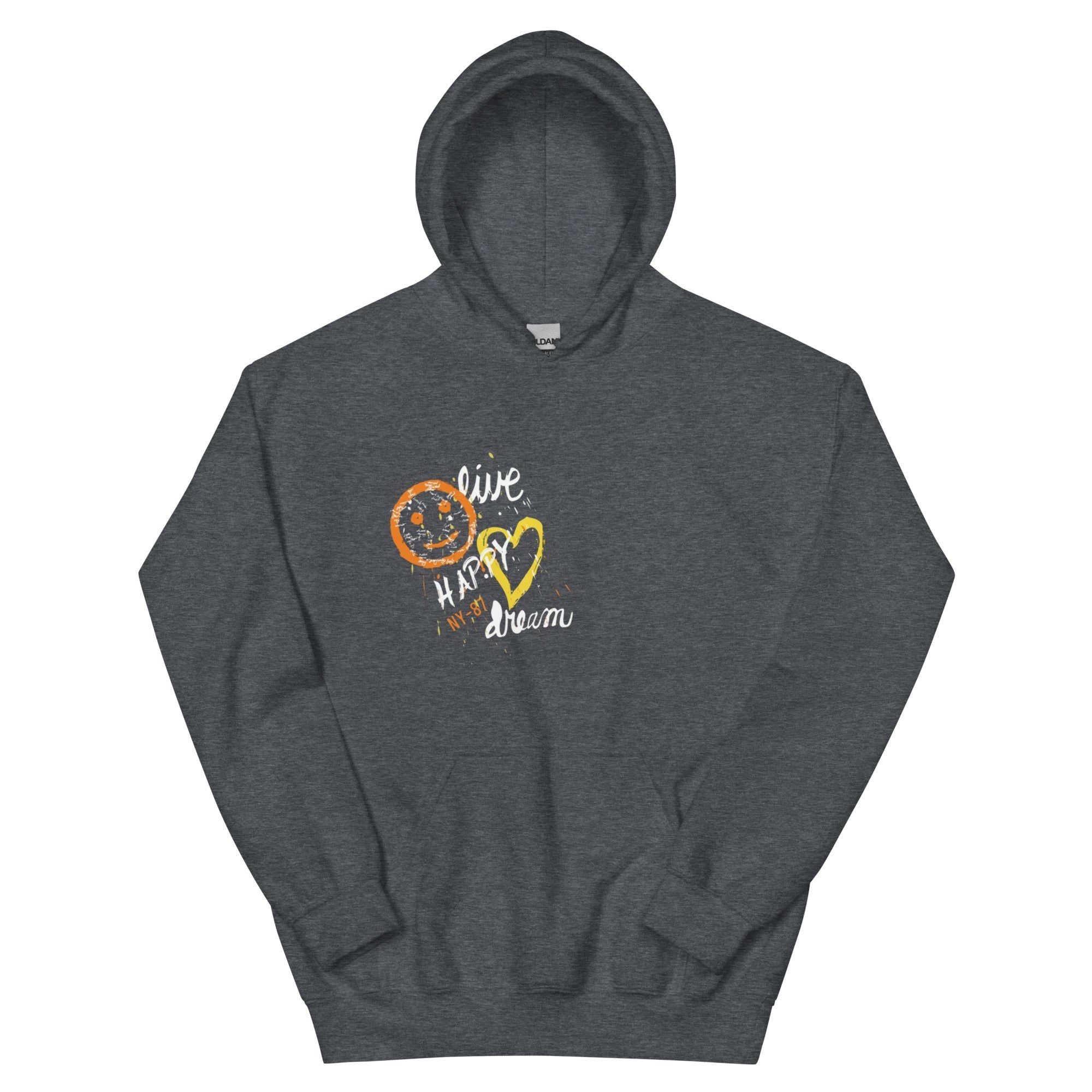 Live happy dream Kapuzenpullover - NiZED - Shop Deutschland Noodosz