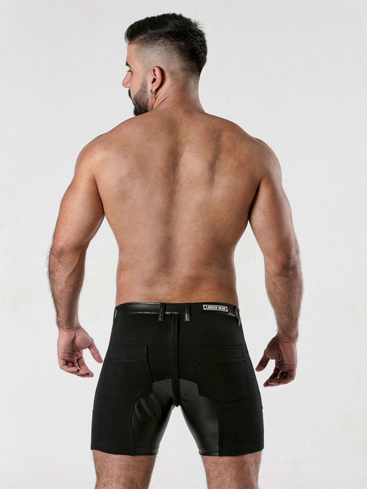 LOCKER GEAR 5 POCKET CHAP SHORT, LK0968 Fetish Chino Black - Locker Gear - Shop Deutschland Noodosz