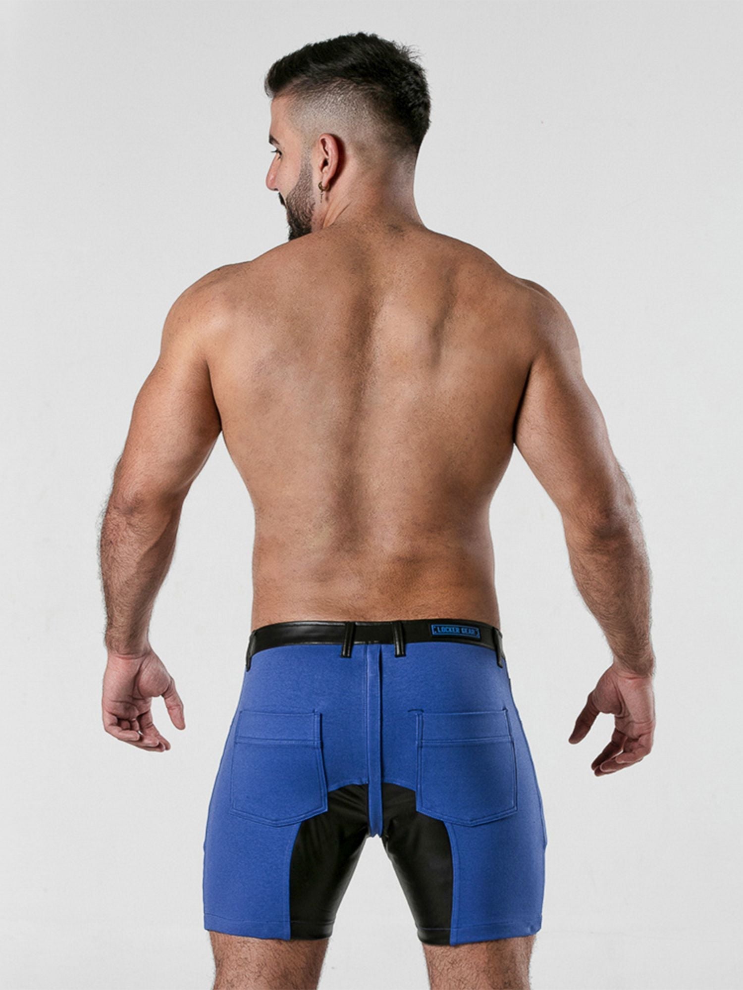 LOCKER GEAR 5 POCKET CHAP SHORT, LK0968 Fetish Chino Blue - Locker Gear - Shop Deutschland Noodosz