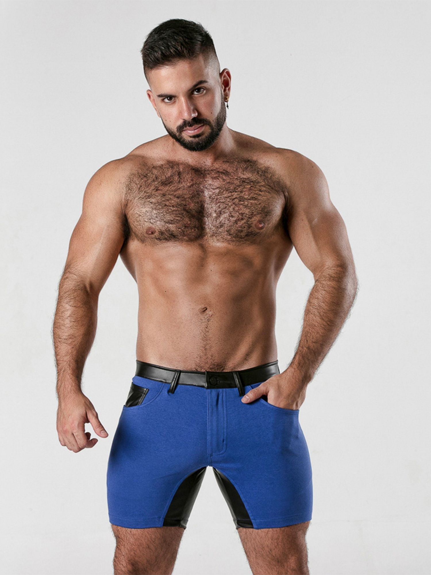 LOCKER GEAR 5 POCKET CHAP SHORT, LK0968 Fetish Chino Blue - Locker Gear - Shop Deutschland Noodosz