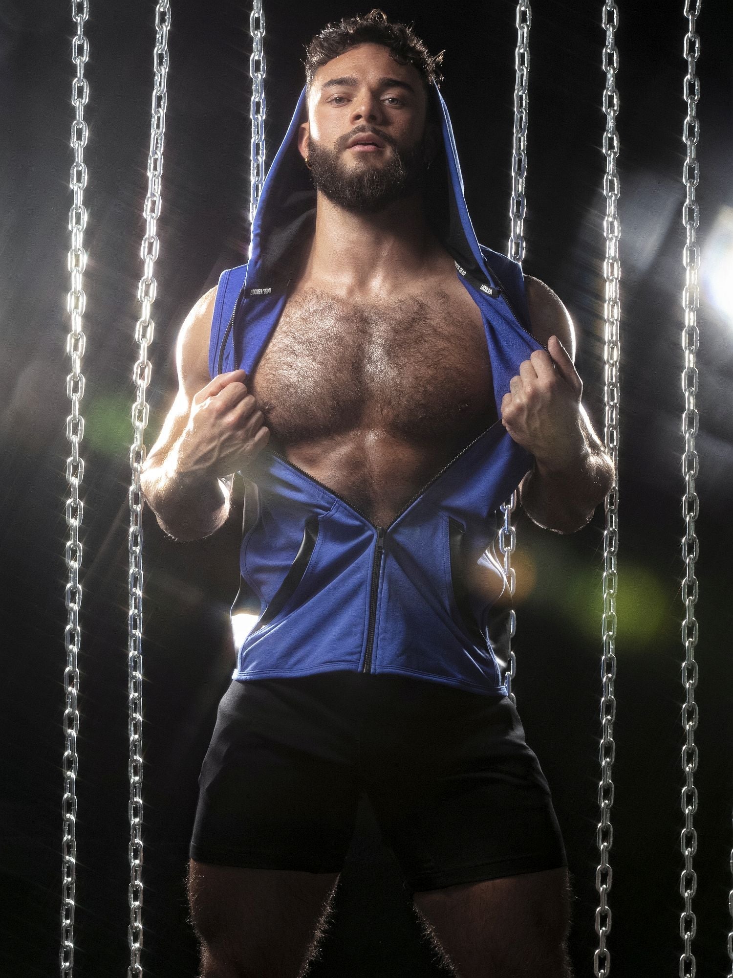 LOCKER GEAR BACKROOM SLEEVELESS HOODY LK1054, Kapuzenpulli - Locker Gear - Shop Deutschland Noodosz