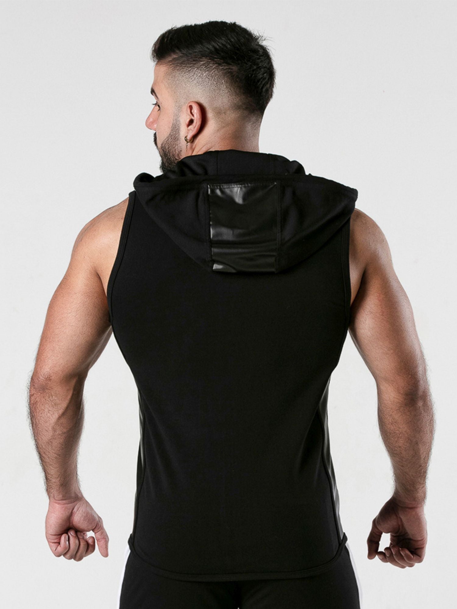 LOCKER GEAR BACKROOM SLEEVELESS HOODY - LK1054 - noodosz - Locker Gear - Kleidung & Accessoires:Herren:Herrenmode:Shirts & Hemden:T-Shirts