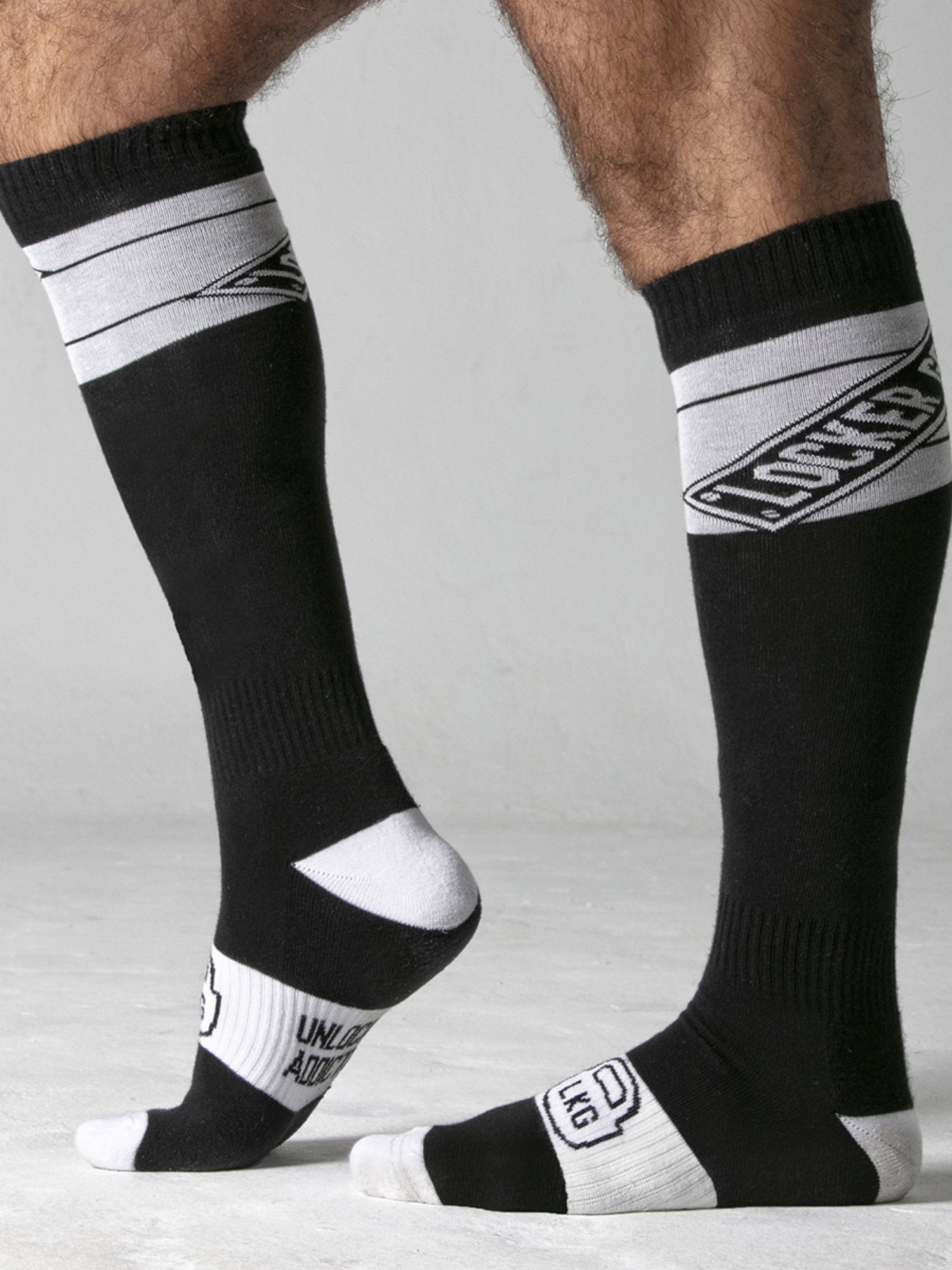 LOCKER GEAR KNEE HIGH SOCKS - LK1101 - noodosz - Locker Gear - Unterwäsche & Socken LOCKER GEAR KNEE HIGH SOCKS - LK1101 Locker Gear Unterwäsche & Socken nudosz.myshopify.com