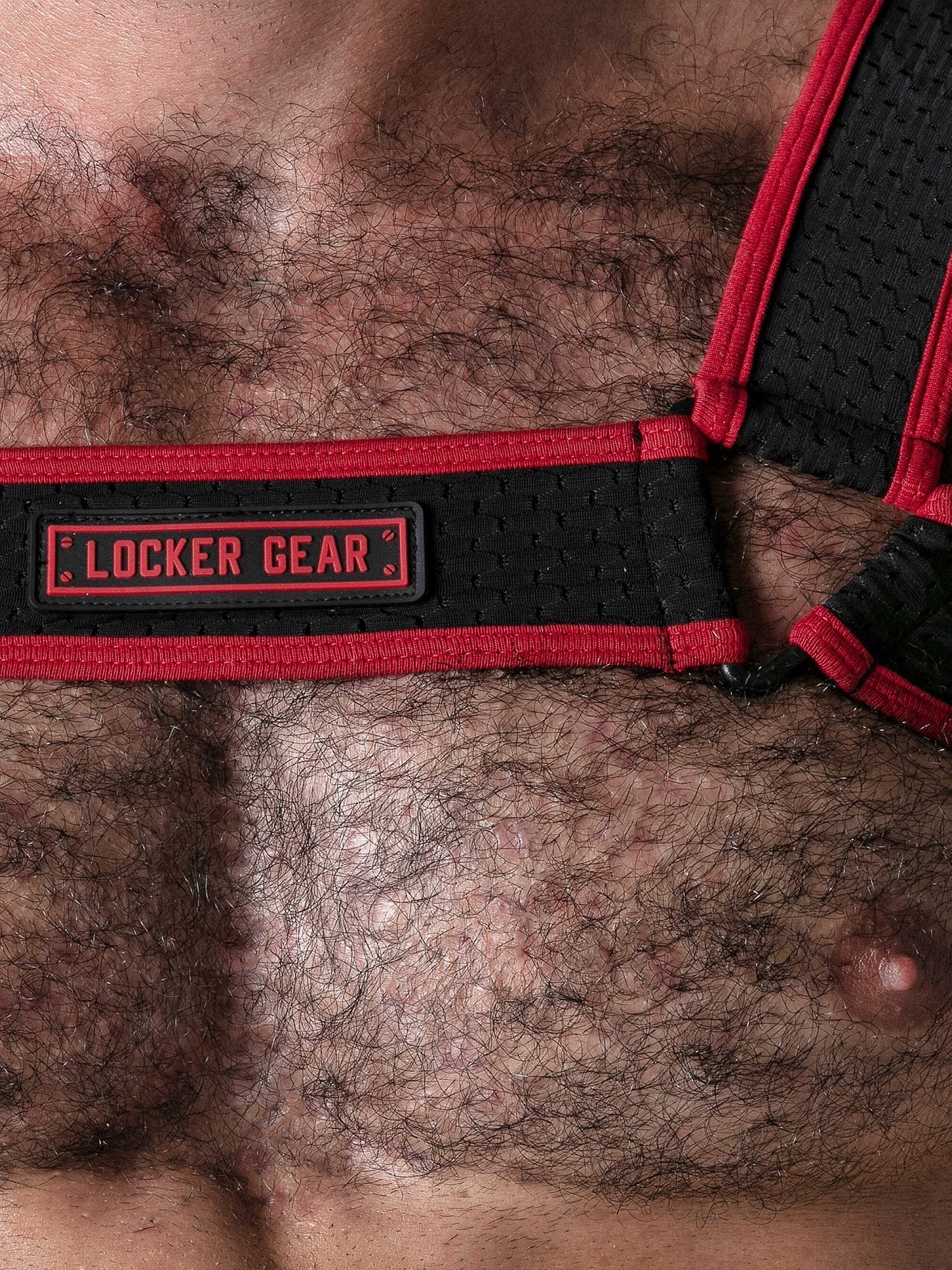 LOCKER GEAR MESH HARNESS Brustgeschirr Fetish Riemen - LK0743 - noodosz - Locker Gear - Kleidung & Accessoires:Herren:Herrenmode:Shirts & Hemden:T-Shirts