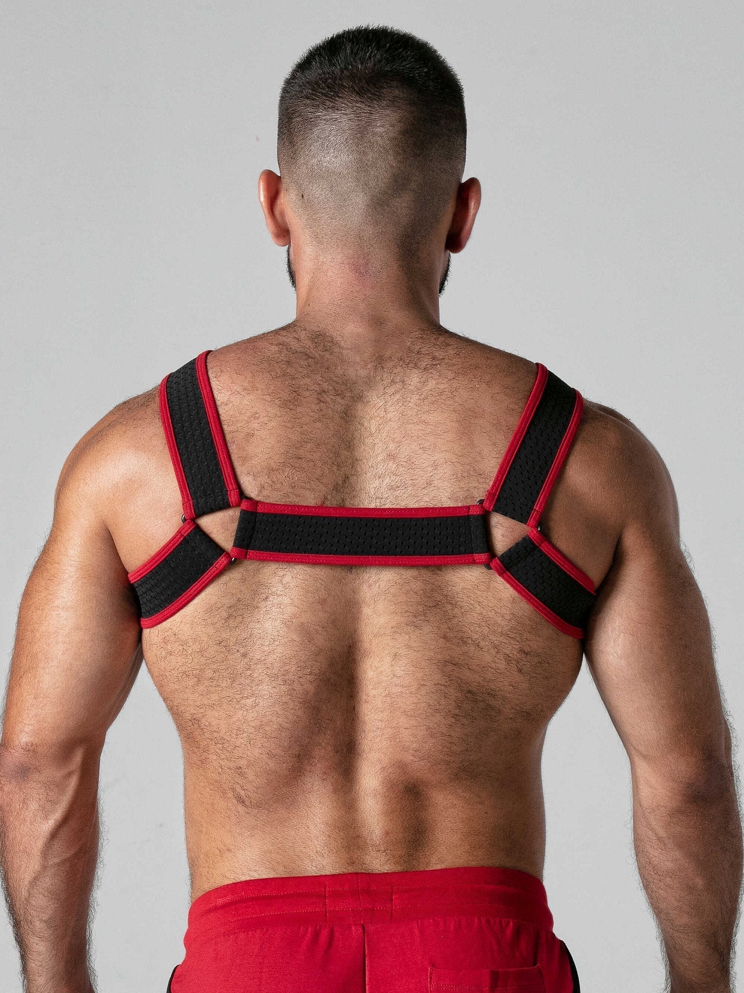 LOCKER GEAR MESH HARNESS Brustgeschirr Fetish Riemen - LK0743 - noodosz - Locker Gear - Kleidung & Accessoires:Herren:Herrenmode:Shirts & Hemden:T-Shirts