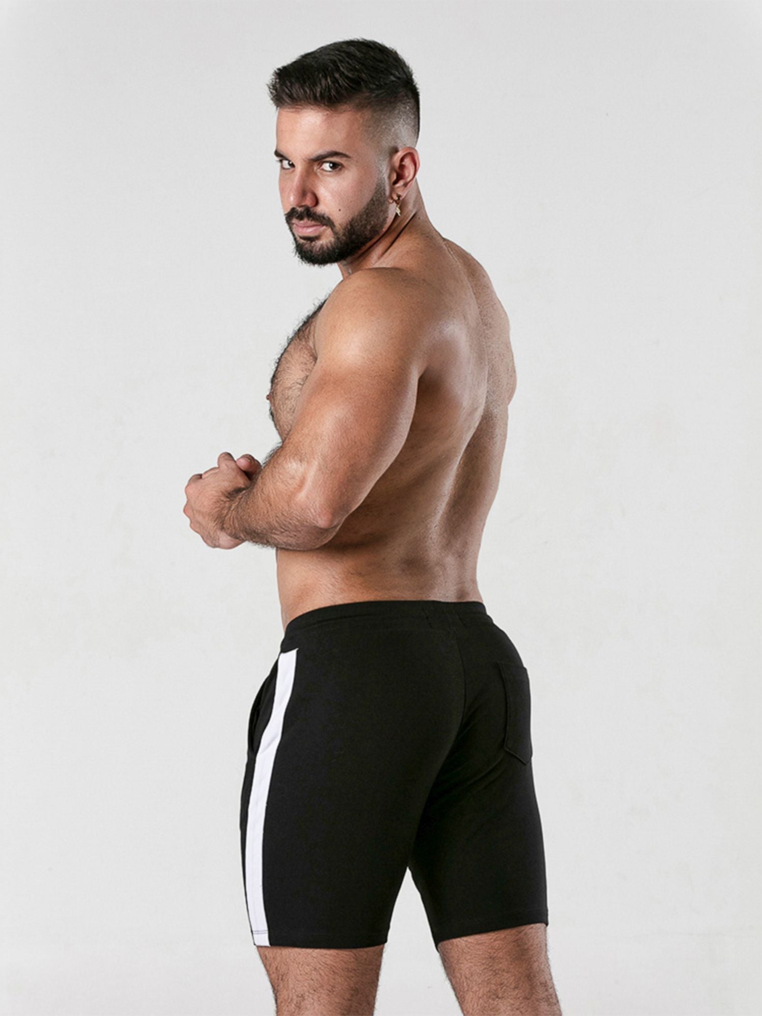 LOCKER GEAR SIDE STRIPES - kurze Sporthose LK0967 - Locker Gear - Shop Deutschland Noodosz