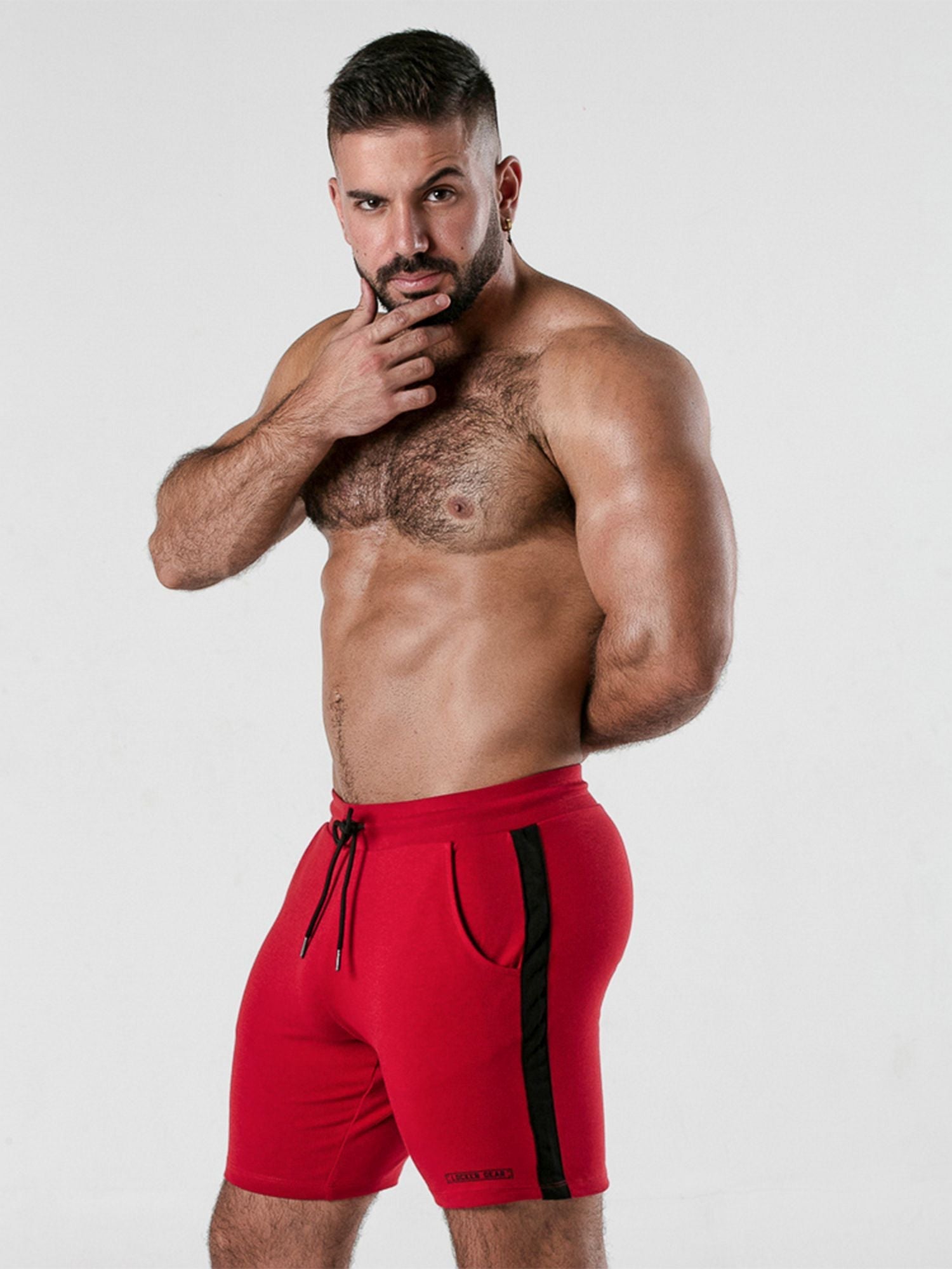 LOCKER GEAR SIDE STRIPES - kurze Sporthose LK0967 - Locker Gear - Shop Deutschland Noodosz