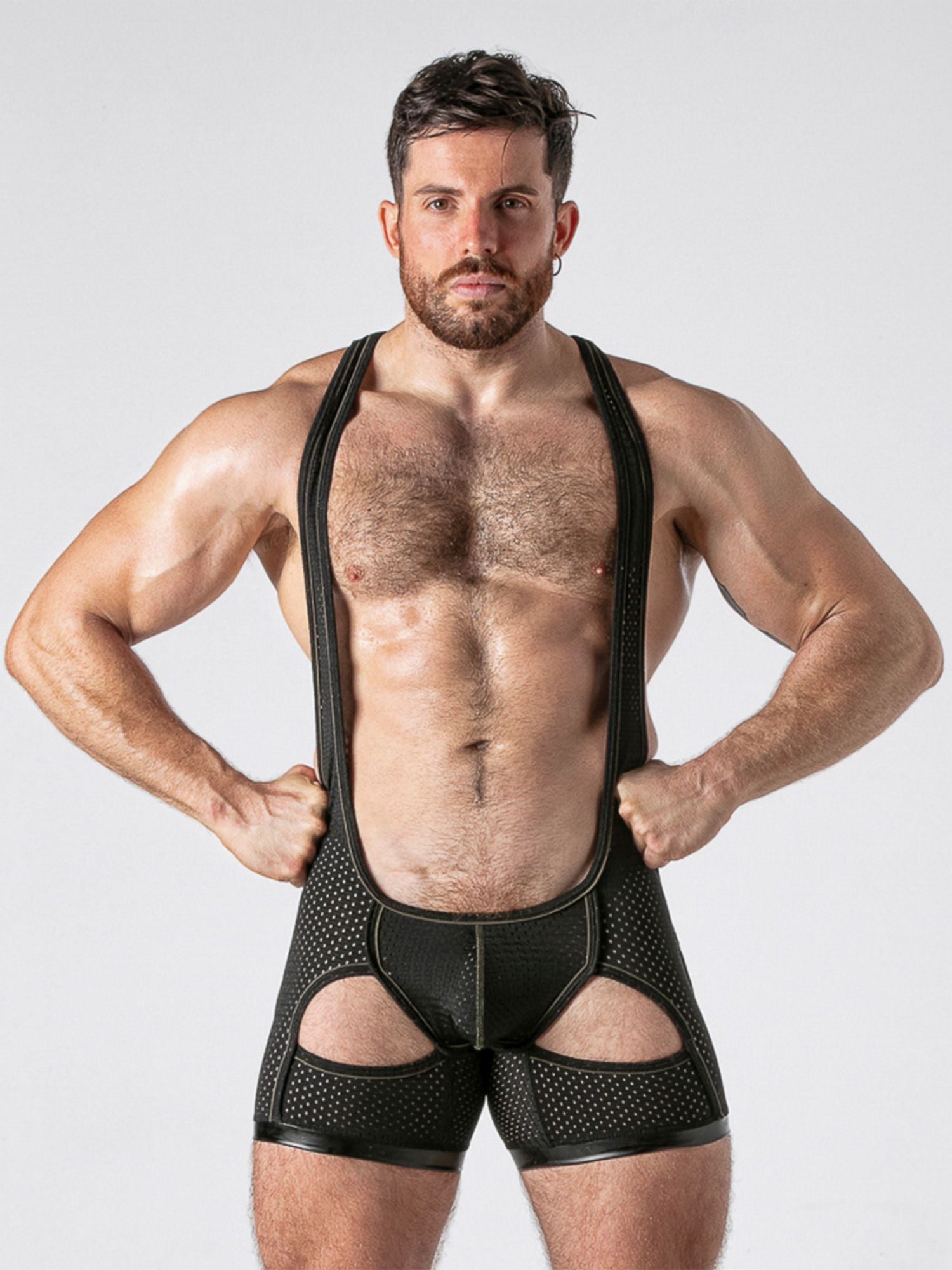 LOCKER GEAR WATCH IT ZIP SINGLET LK0633, Body Bodysuit Overall - Locker Gear - Shop Deutschland Noodosz
