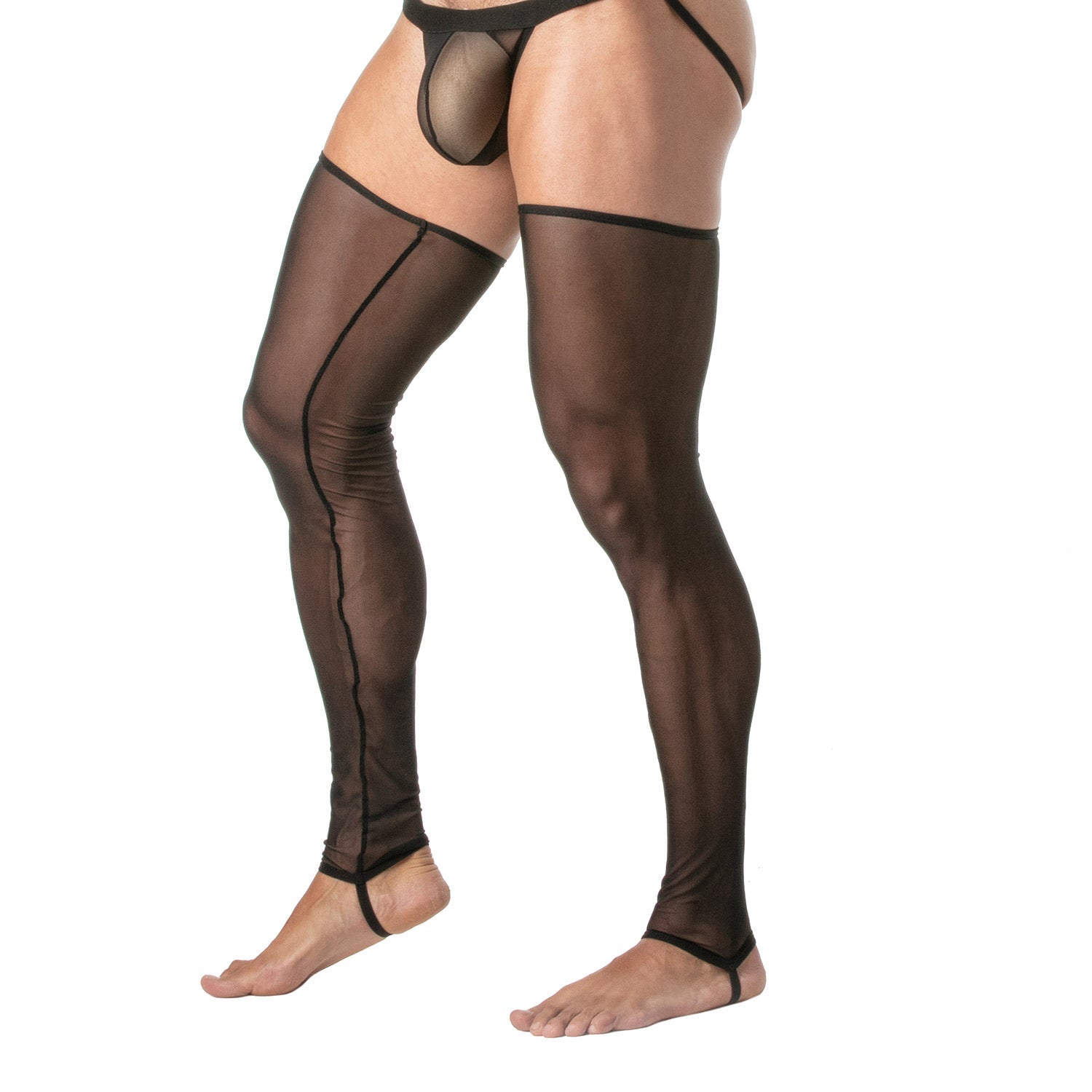 Long Legs aus transparentem Mesh – provokante Clubwear für Herren - TOF Paris - Shop Deutschland Noodosz