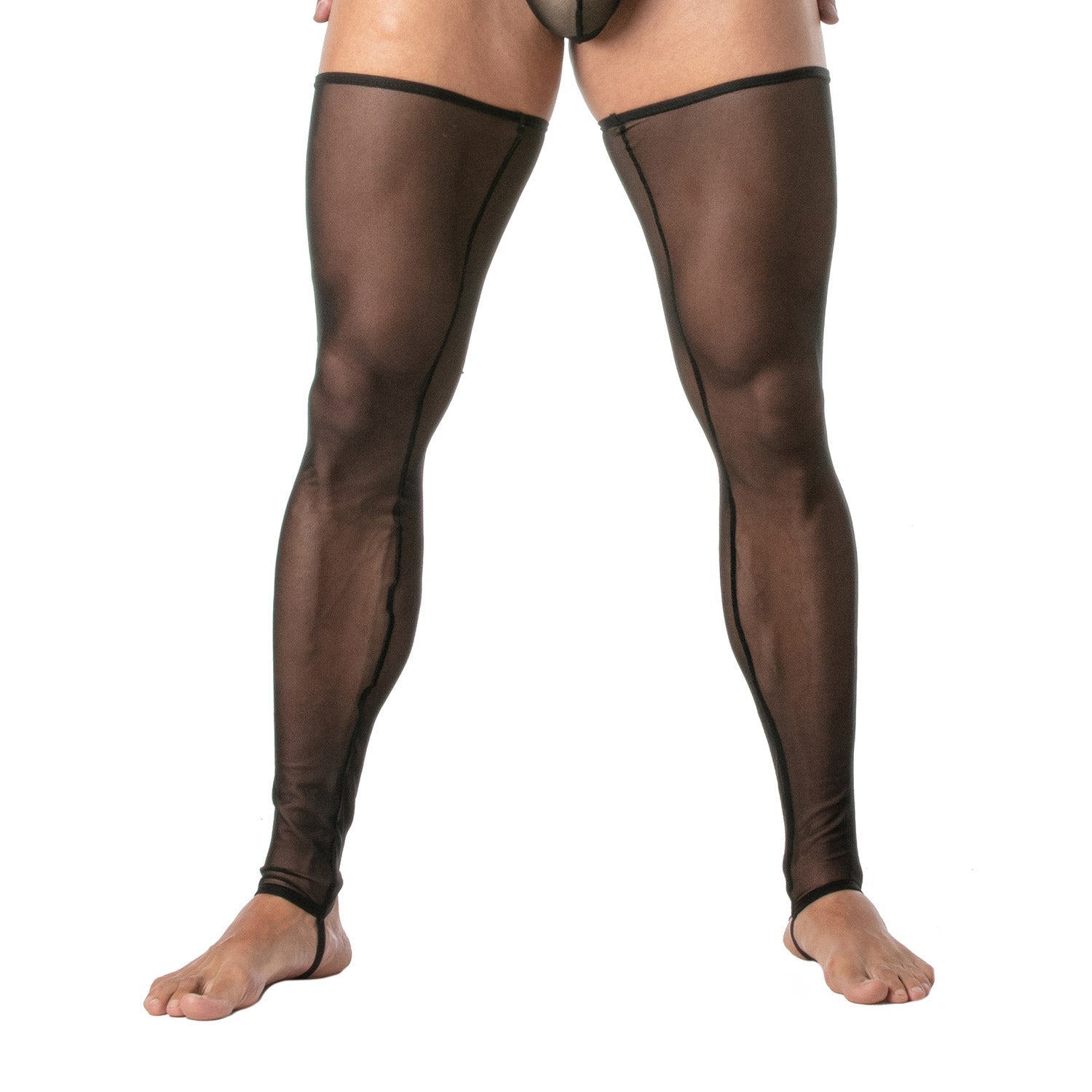 Long Legs aus transparentem Mesh – provokante Clubwear für Herren - TOF Paris - Shop Deutschland Noodosz