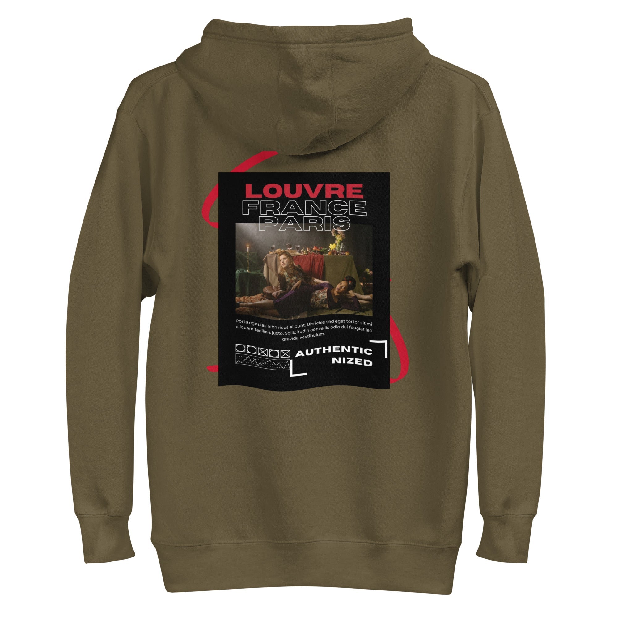 Louvre Paris Art Kapuzenpullover - NiZED - Shop Deutschland Noodosz
