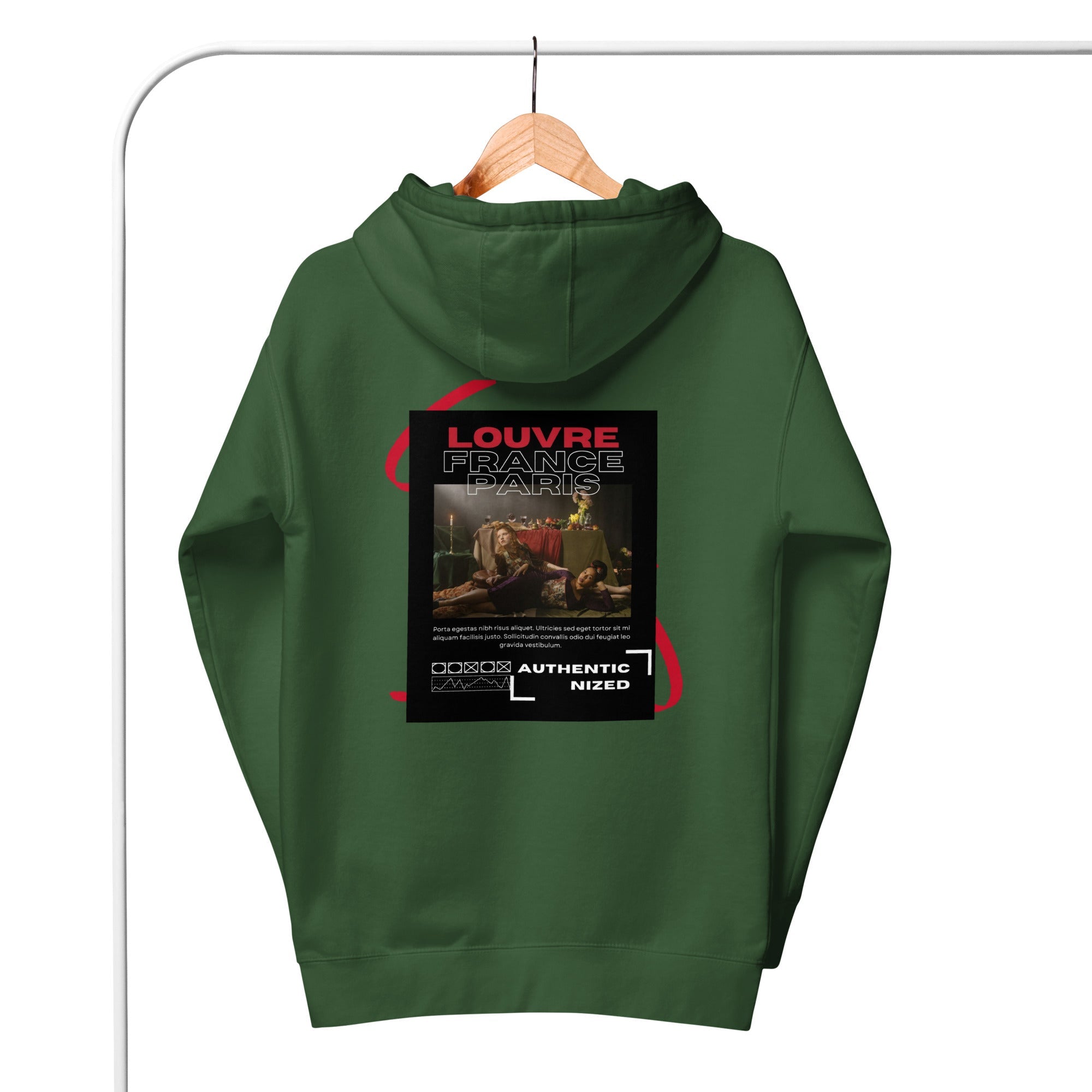 Louvre Paris Art Kapuzenpullover - NiZED - Shop Deutschland Noodosz