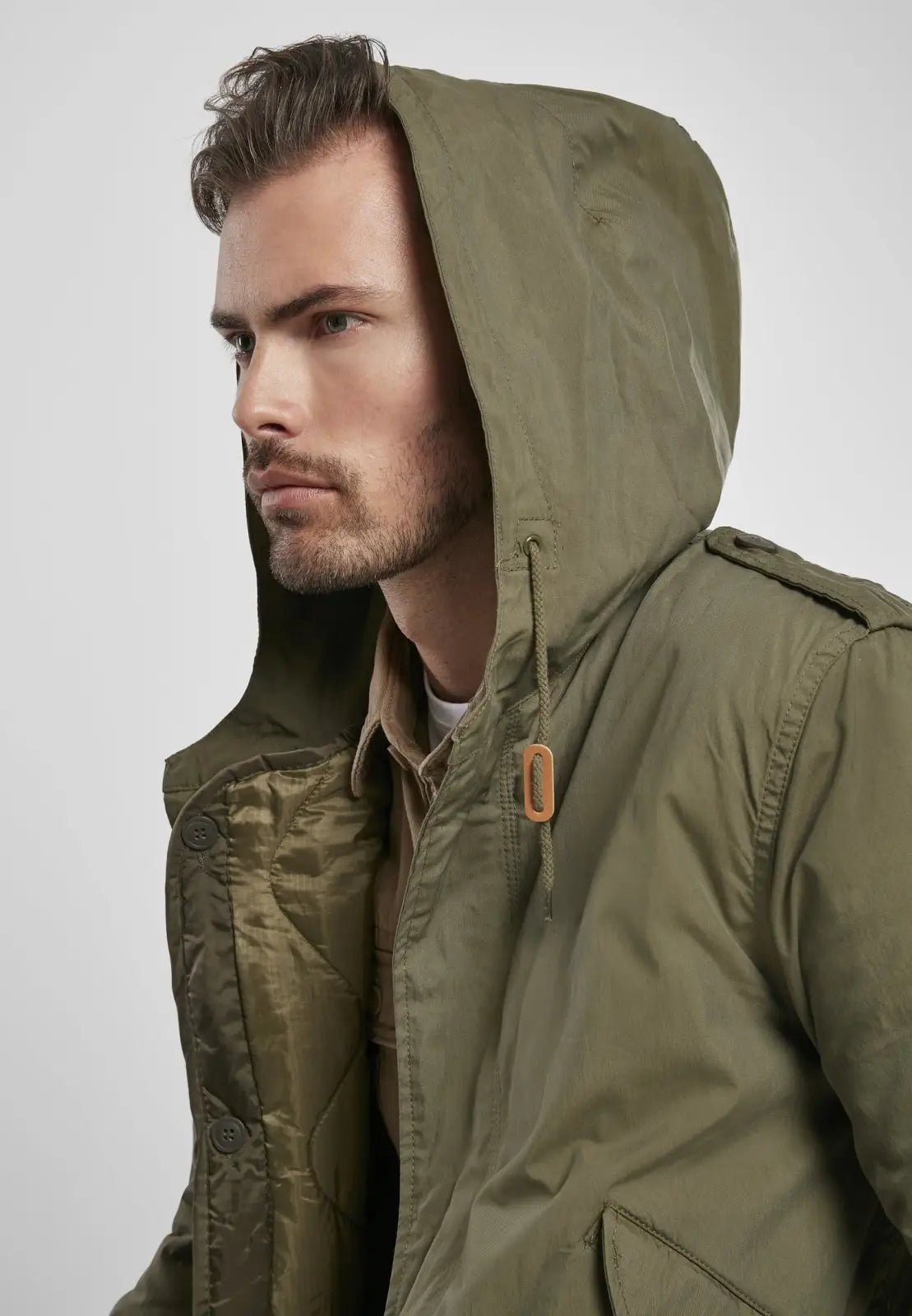 Herren Fishtail Parka im Army-Look mit Thermofutter - Norvine - Shop Deutschland Noodosz