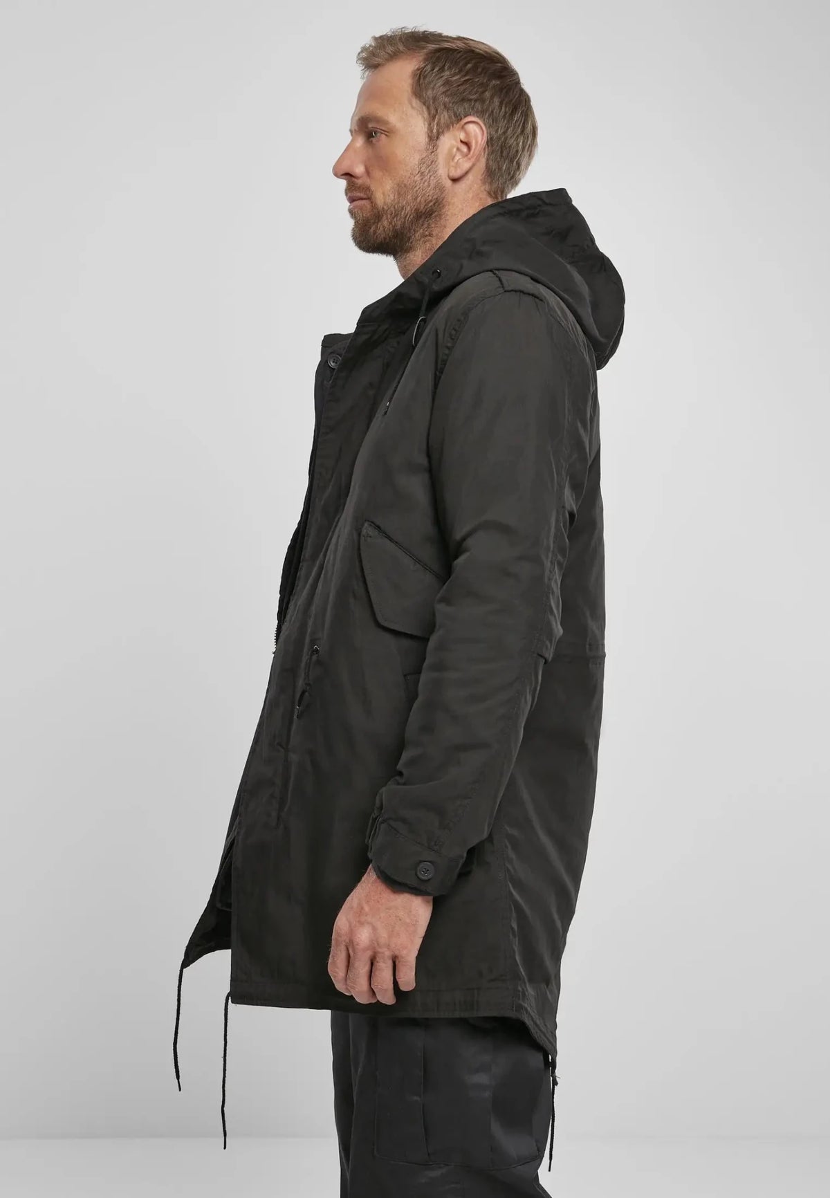 Herren Fishtail Parka im Army-Look mit Thermofutter - Norvine - Shop Deutschland Noodosz