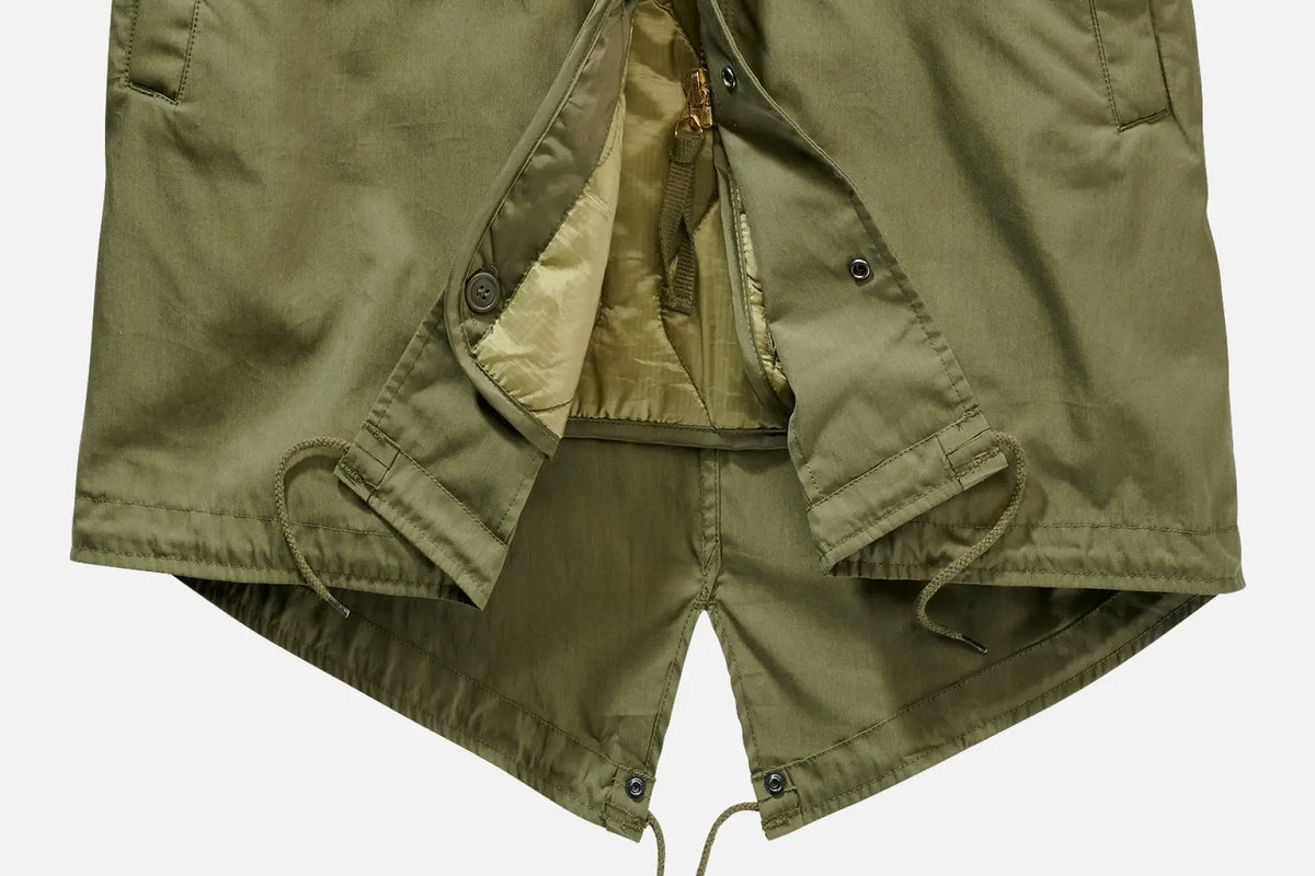 Herren Fishtail Parka im Army-Look mit Thermofutter - Norvine - Shop Deutschland Noodosz