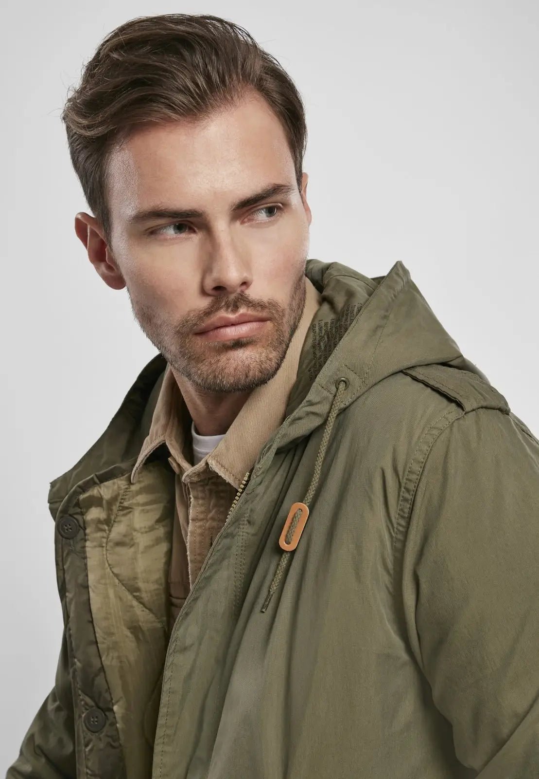 Herren Fishtail Parka im Army-Look mit Thermofutter - Norvine - Shop Deutschland Noodosz