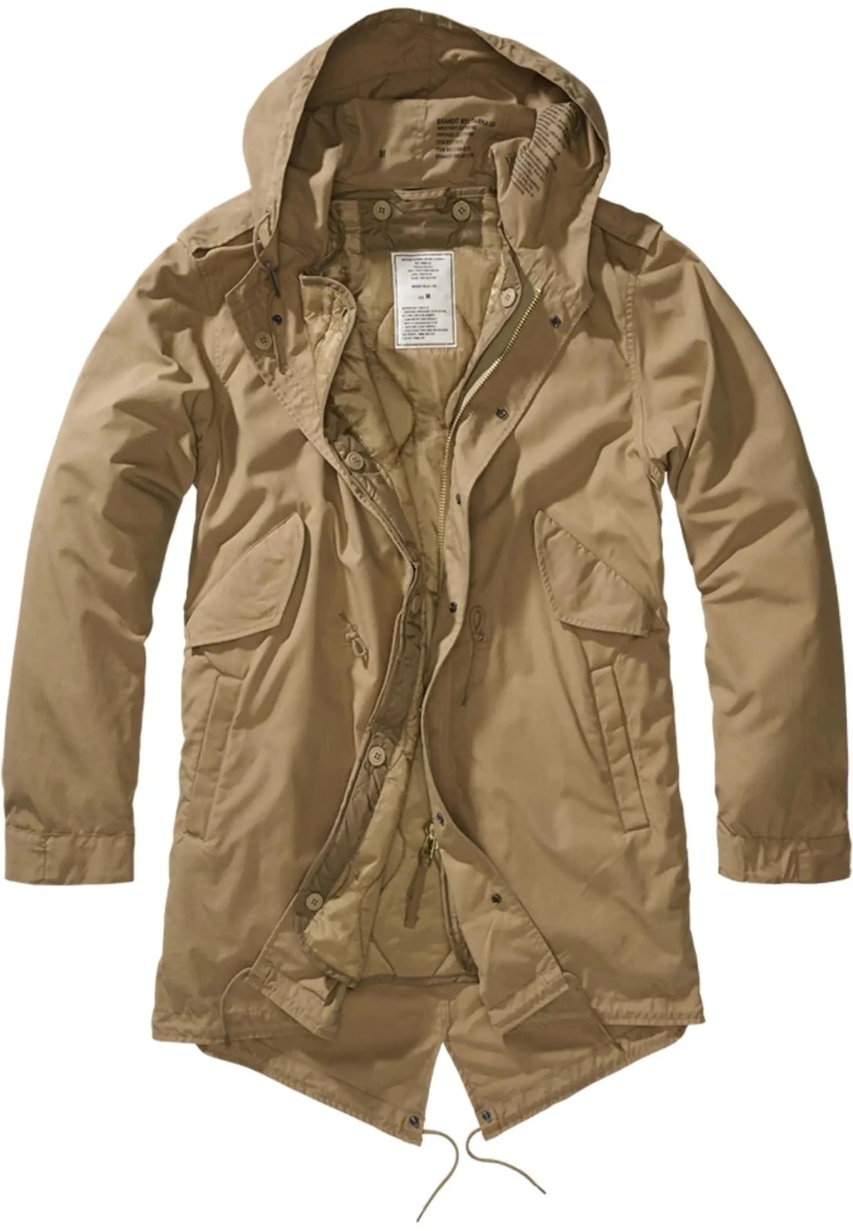 Herren Fishtail Parka im Army-Look mit Thermofutter - Norvine - Shop Deutschland Noodosz
