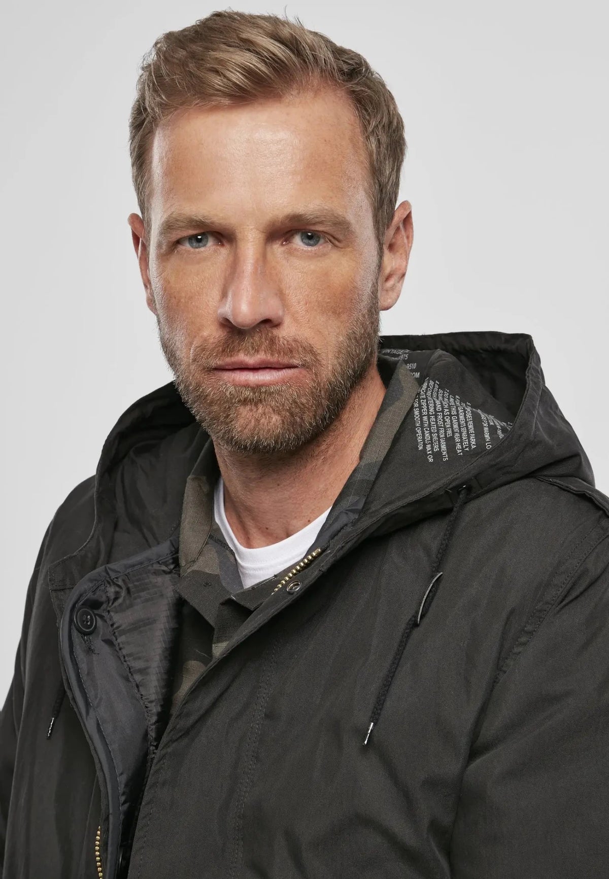 Herren Fishtail Parka im Army-Look mit Thermofutter - Norvine - Shop Deutschland Noodosz