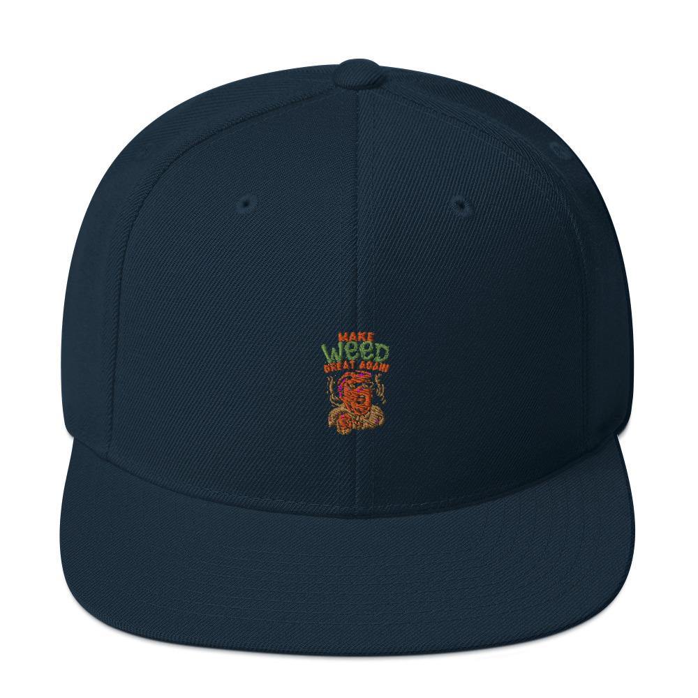 Make Weed Great Again Snapback - Cap - noodosz - NiZED - 