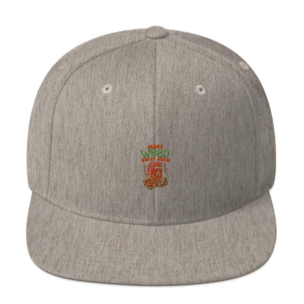 Make Weed Great Again Snapback - Cap - noodosz - NiZED - 