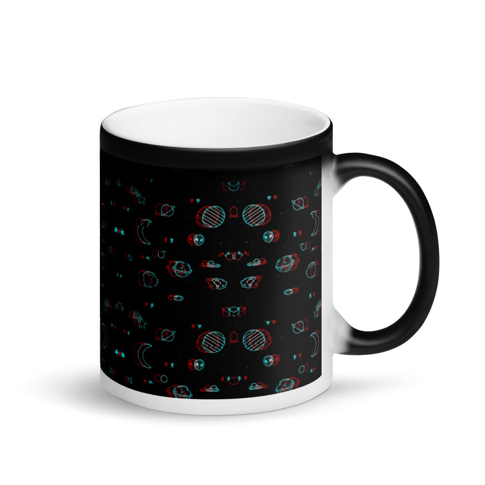 PLANETS - Matte, black magic mug