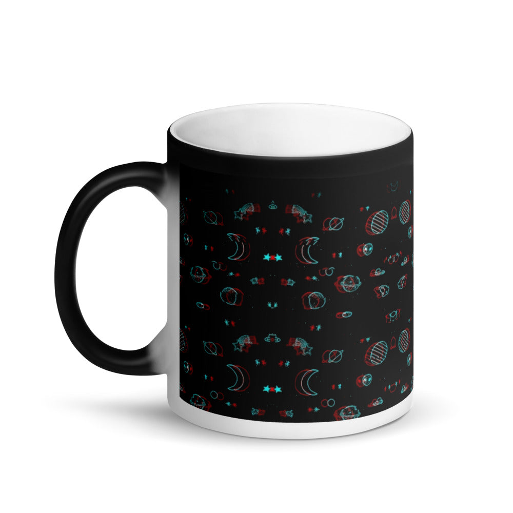 PLANETS - Matte, black magic mug