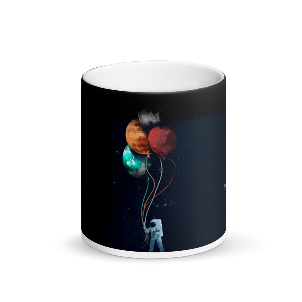Astronaut - Mat, black magic mug
