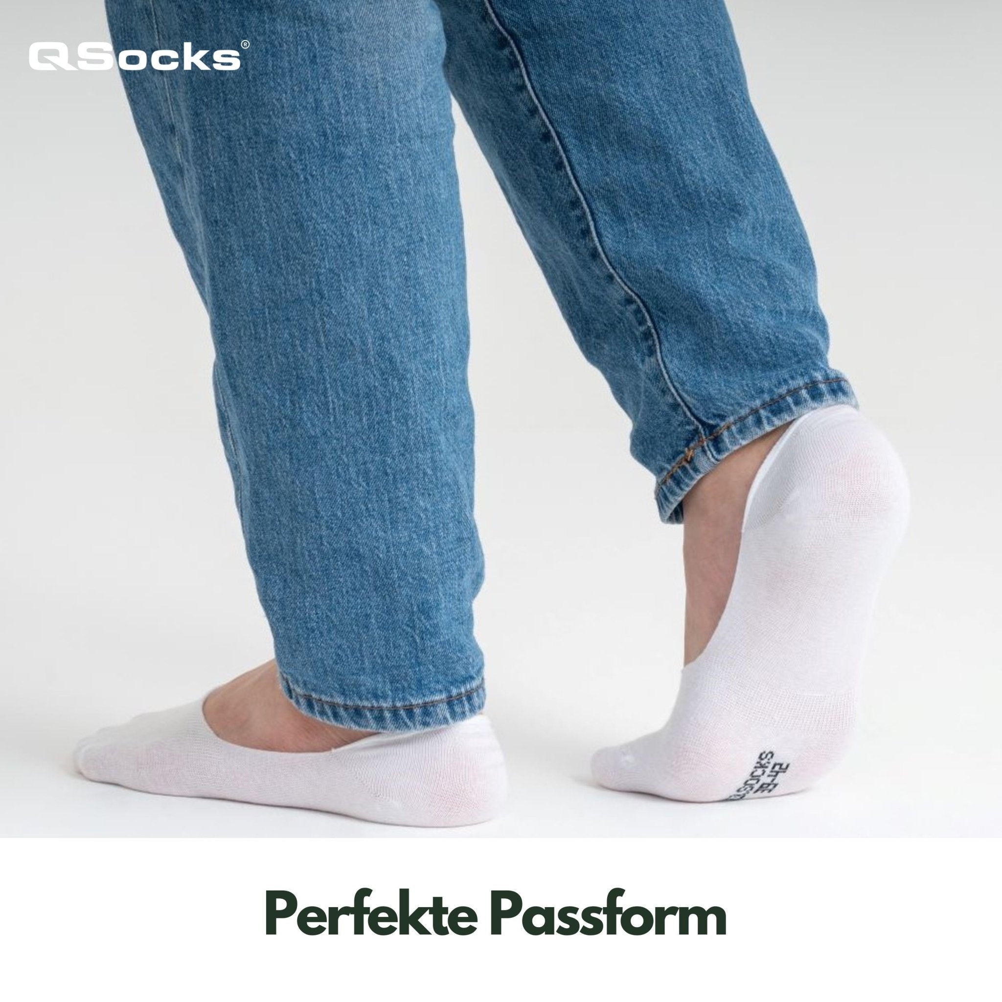 Medium Cut Ballerina Socken für Damen und Herren 6X Paar - QOLONIA - Shop Deutschland Noodosz